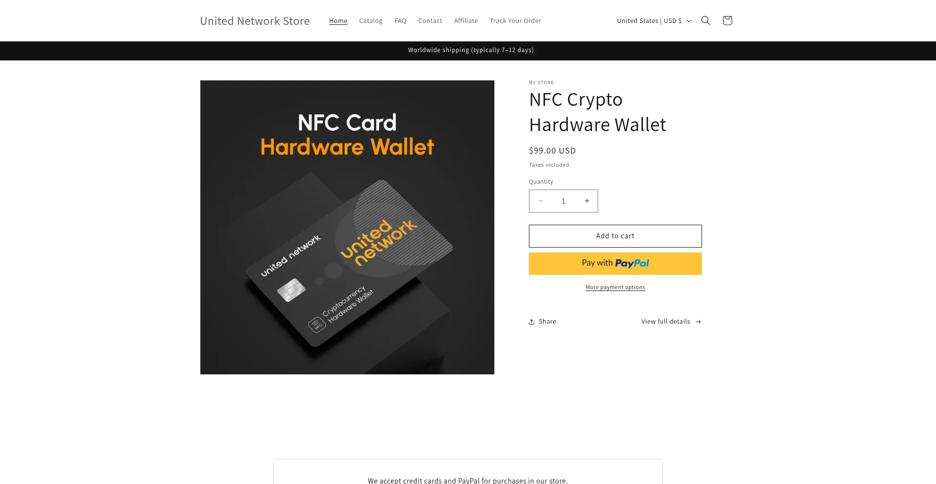Website screenshot of Get.united.network