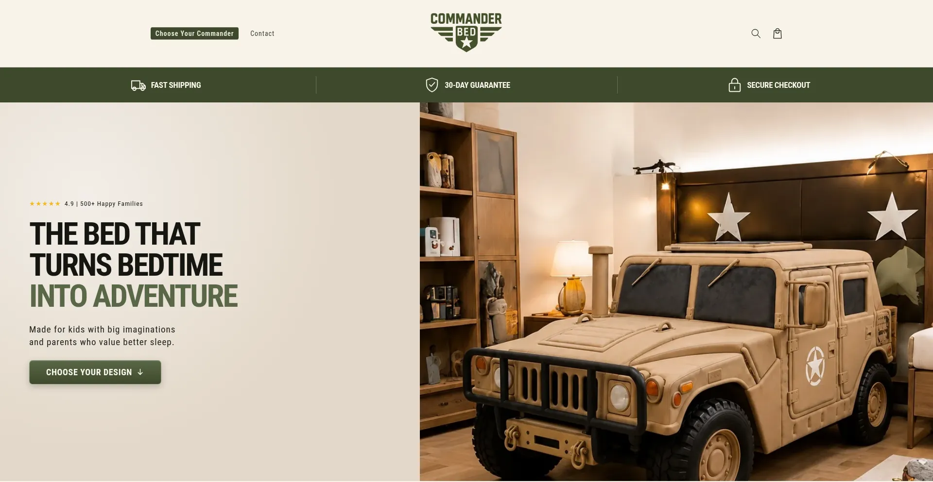 Getcommanderbed.com