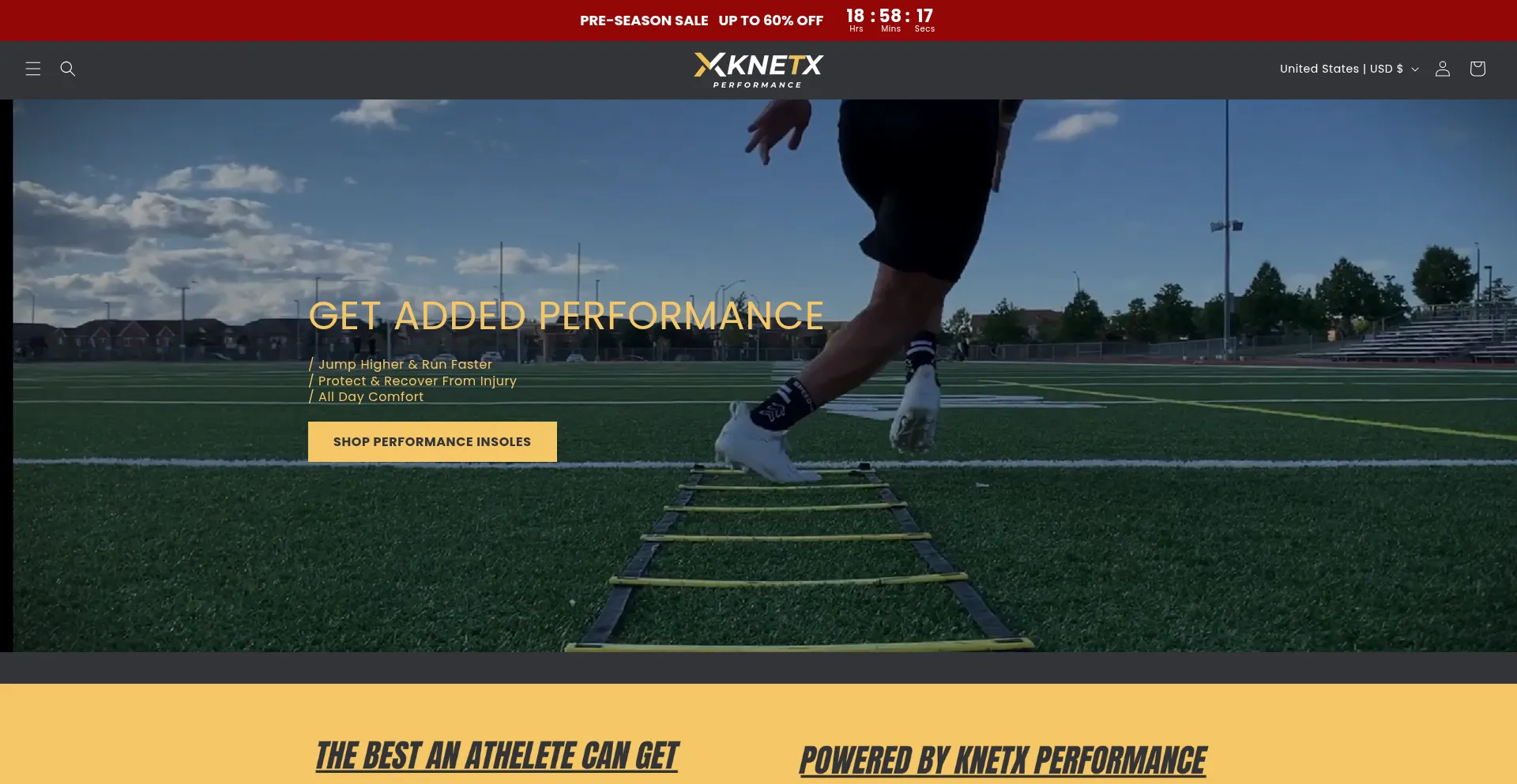 Website screenshot of Getknetx.com