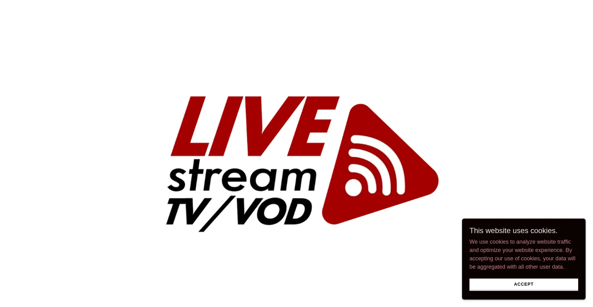 Website screenshot of Getlivestream.info