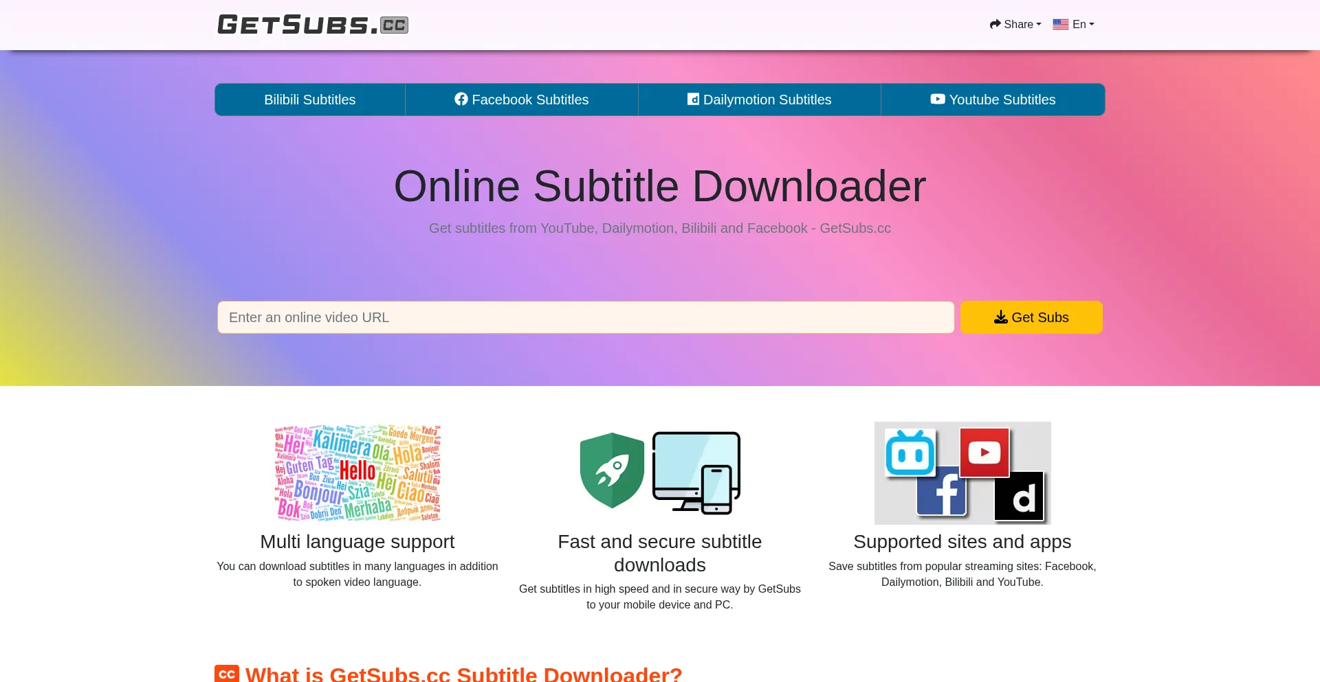 Getsubs.cc