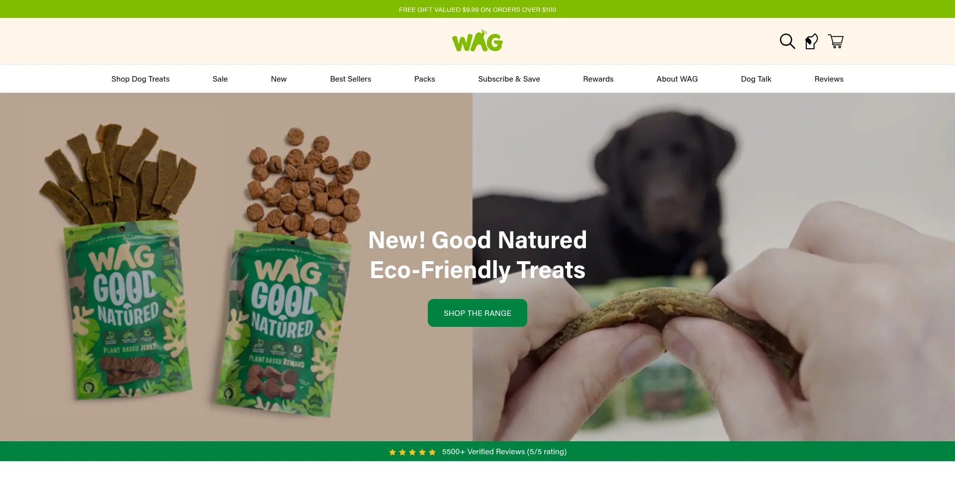 Website screenshot of Getwag.com.au