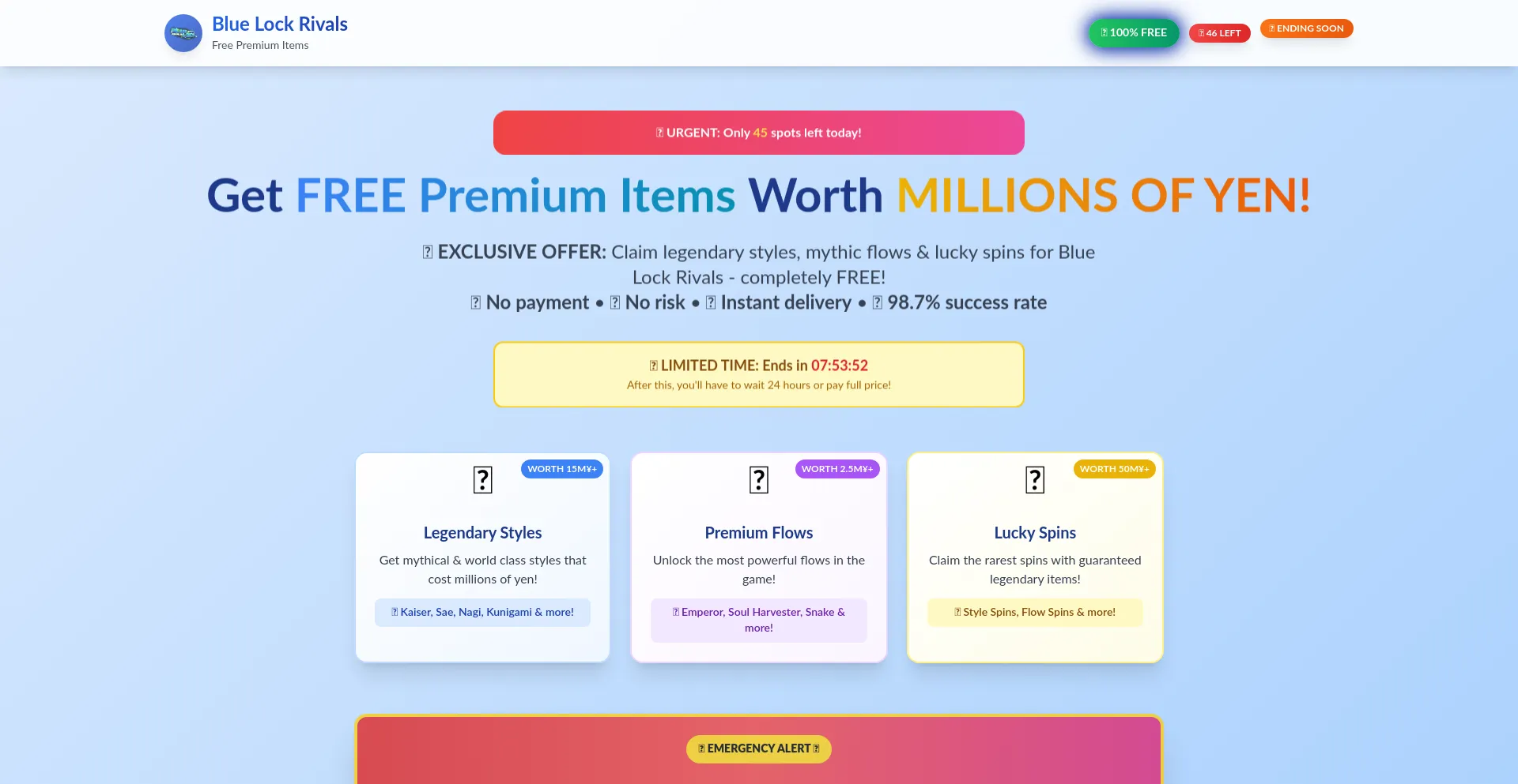 Website screenshot of Giftbox25.net