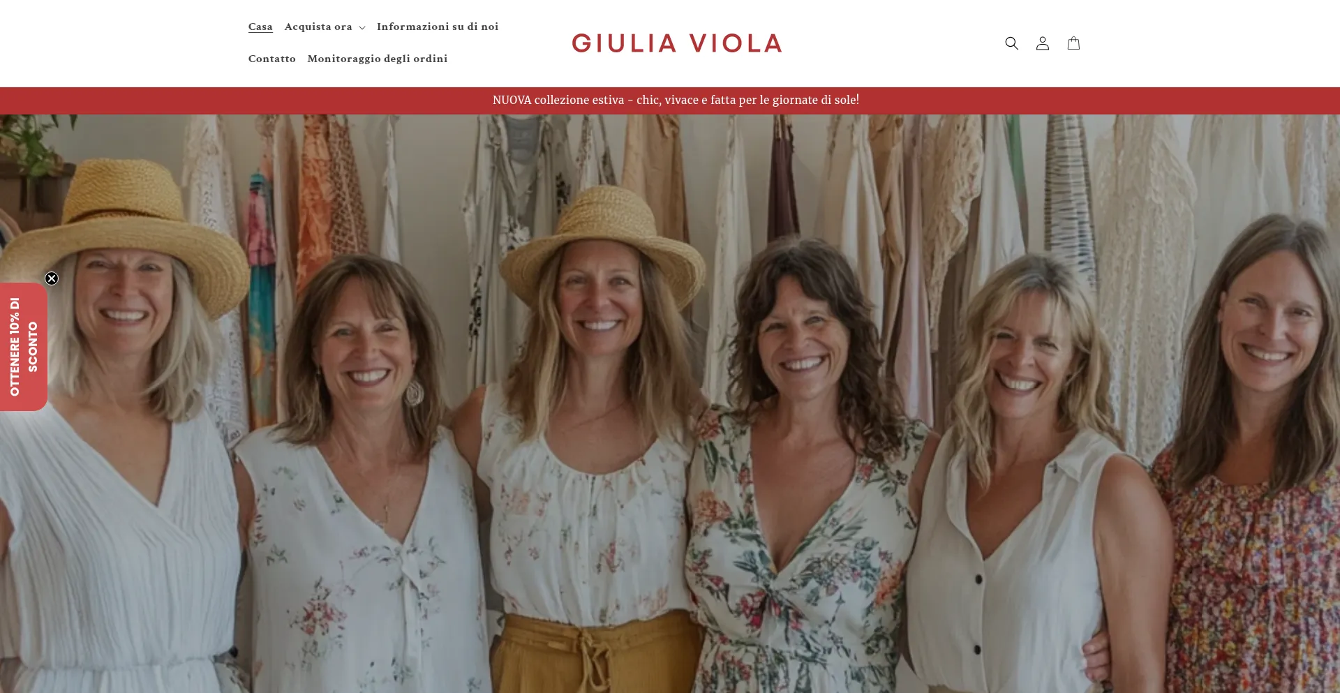 Website screenshot of Giuliaviola.com