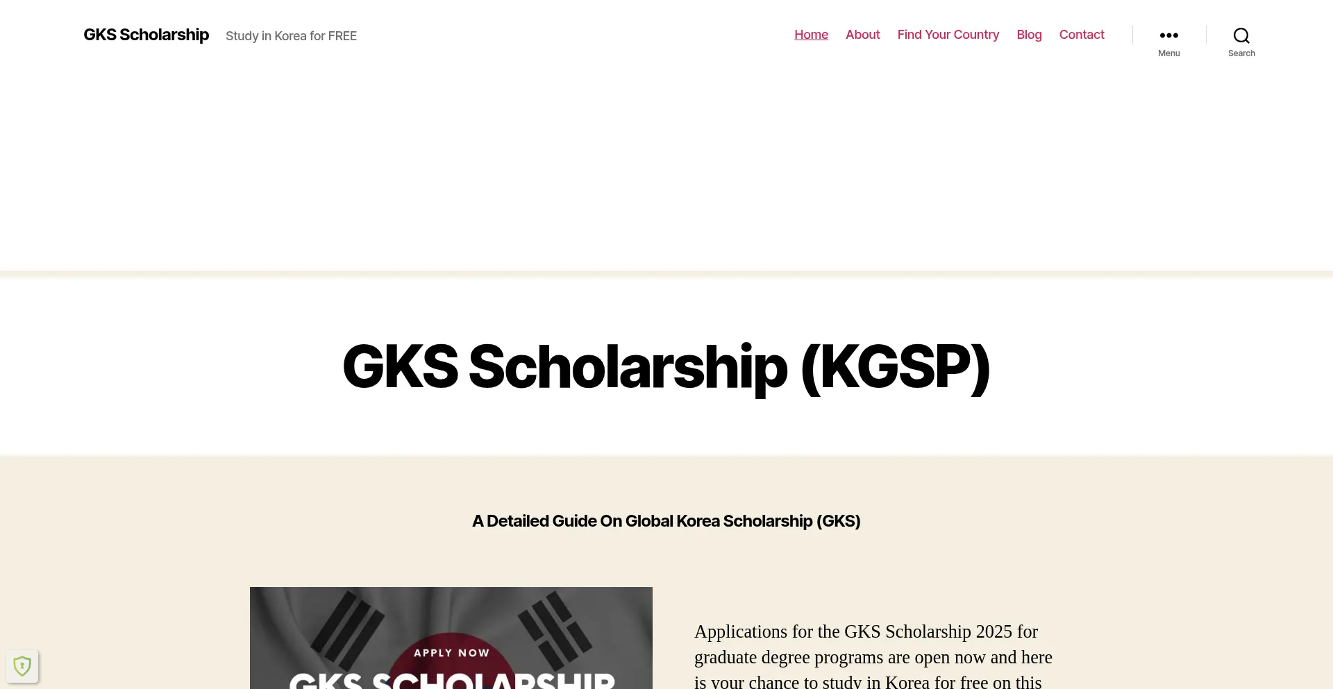 Gksscholarship.com