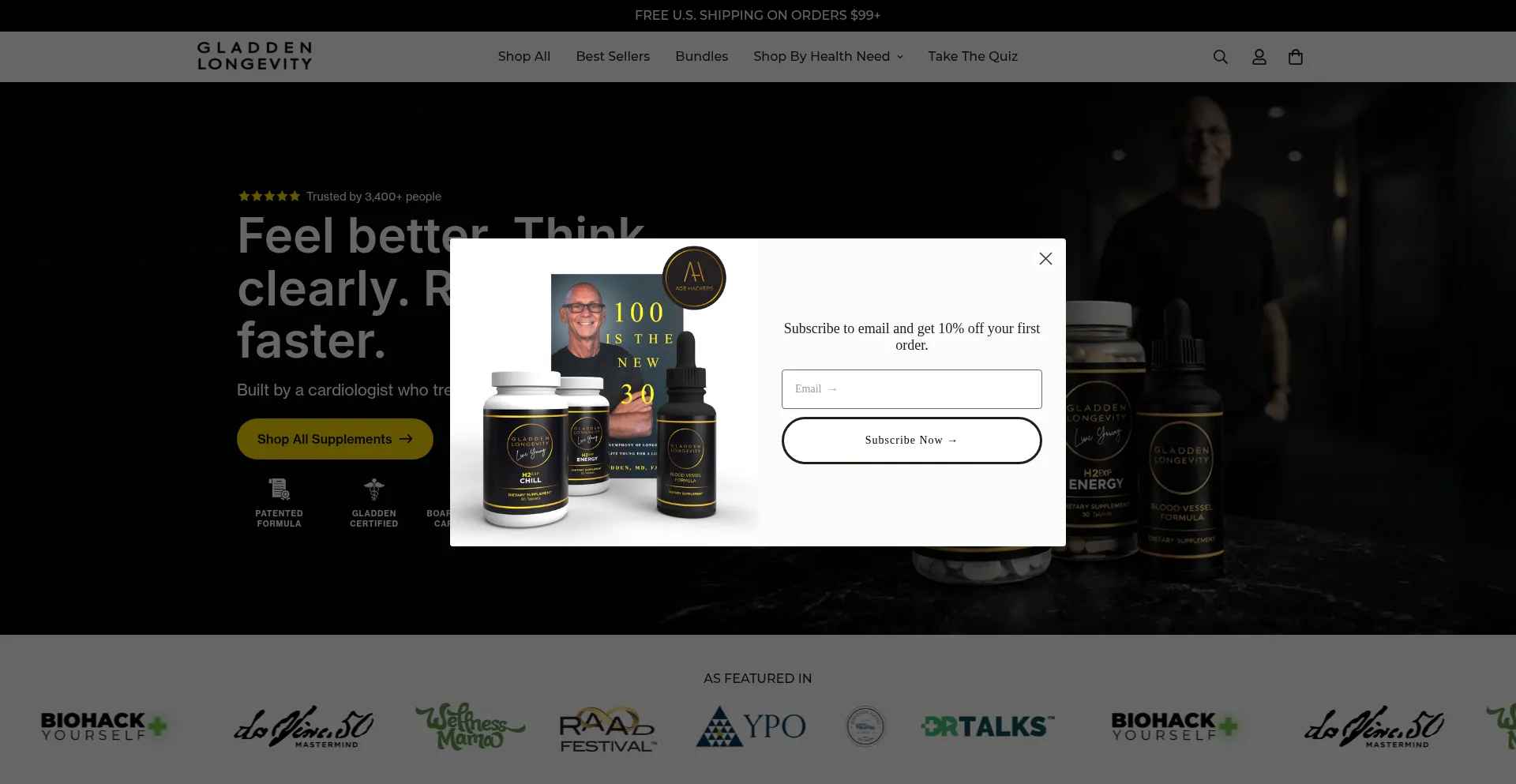 Gladdenlongevityshop.com
