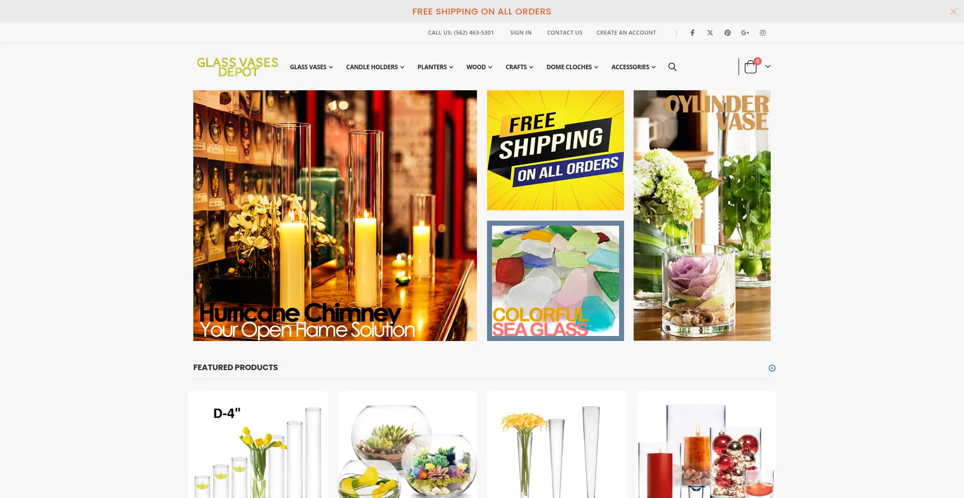 Glassvasesdepot.com