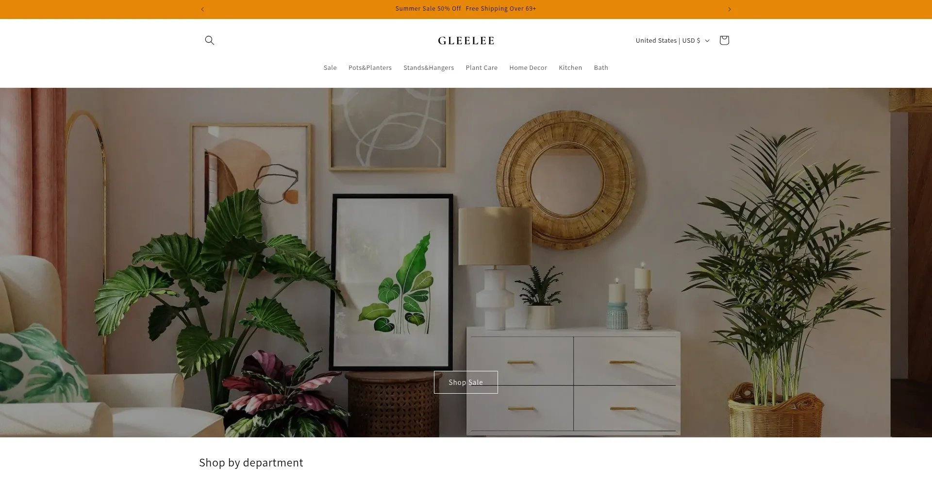 Website screenshot of Gleelee.com