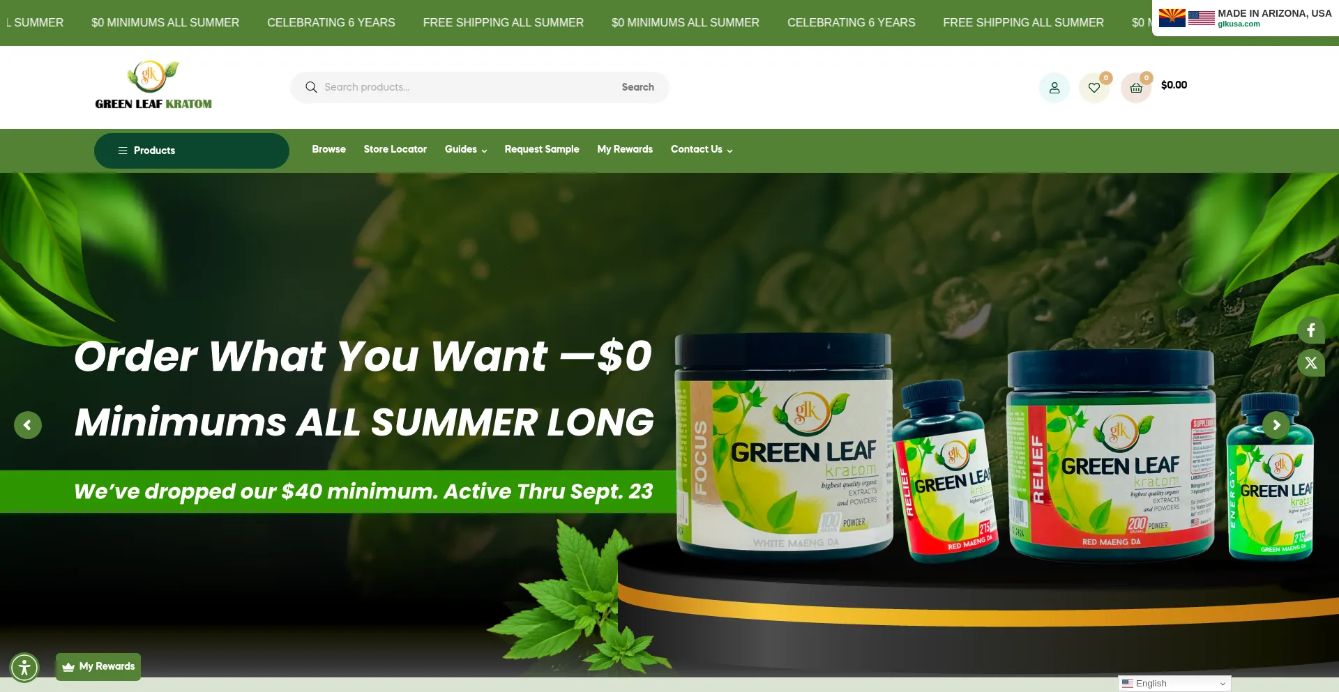 Website screenshot of Glkusa.com