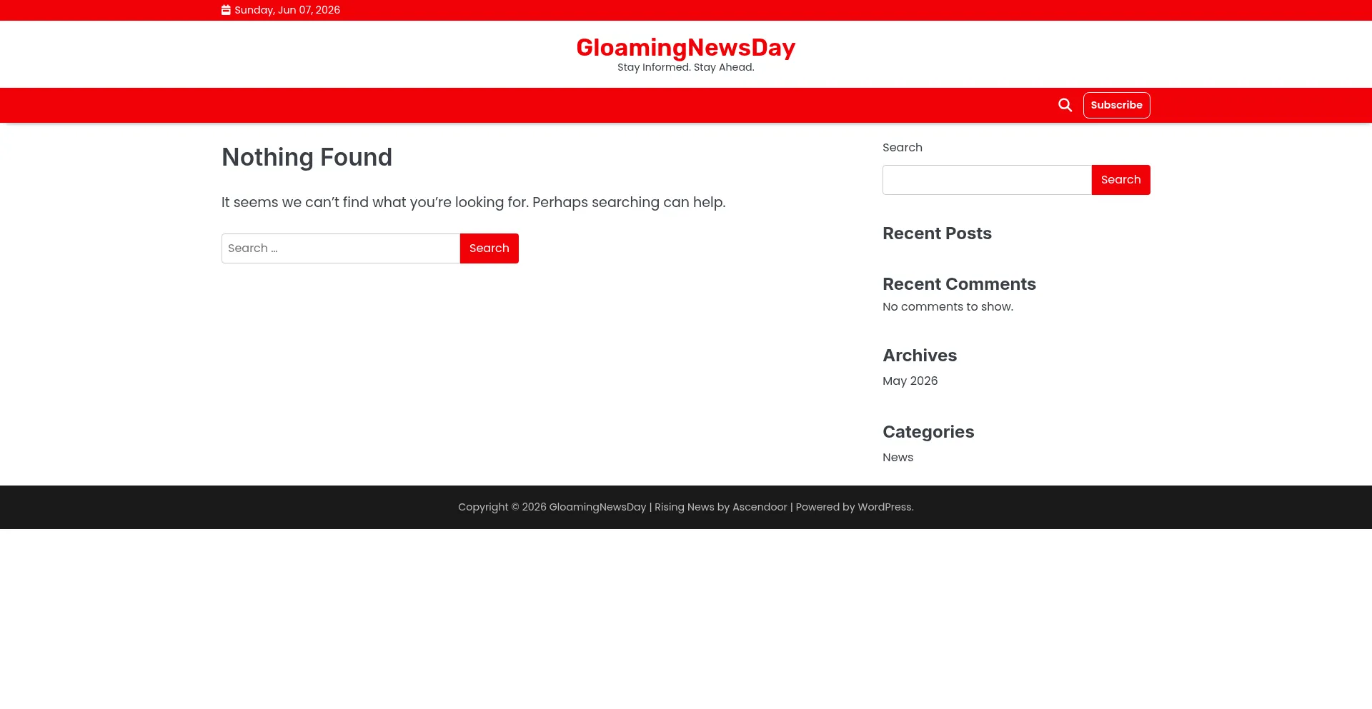 Gloamingnewsday.site