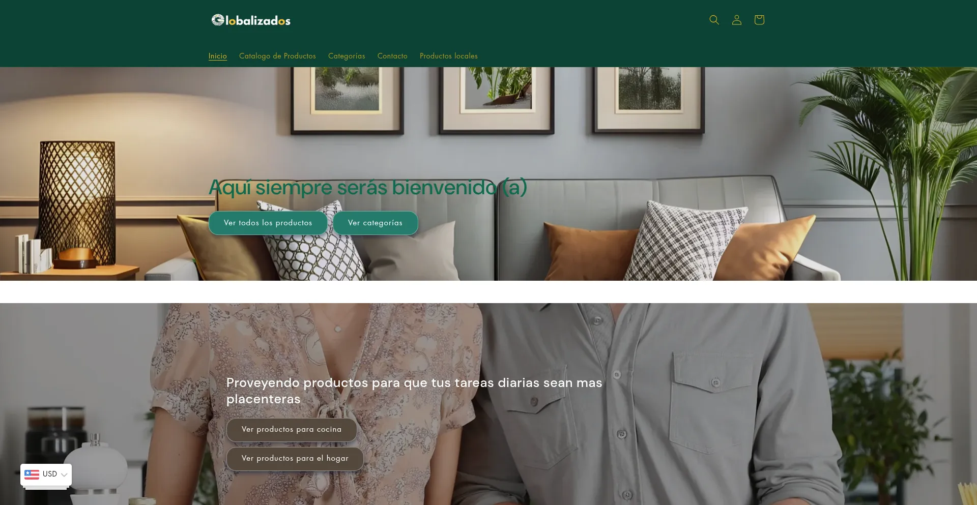 Website screenshot of Globalizados.co