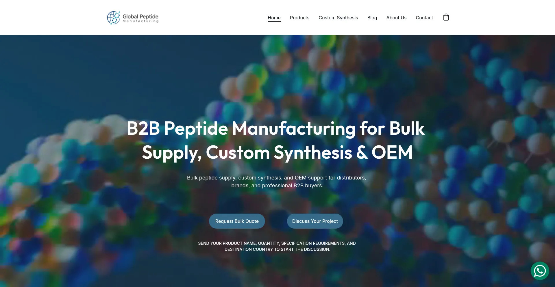 Globalpeptidemanufacturing.com