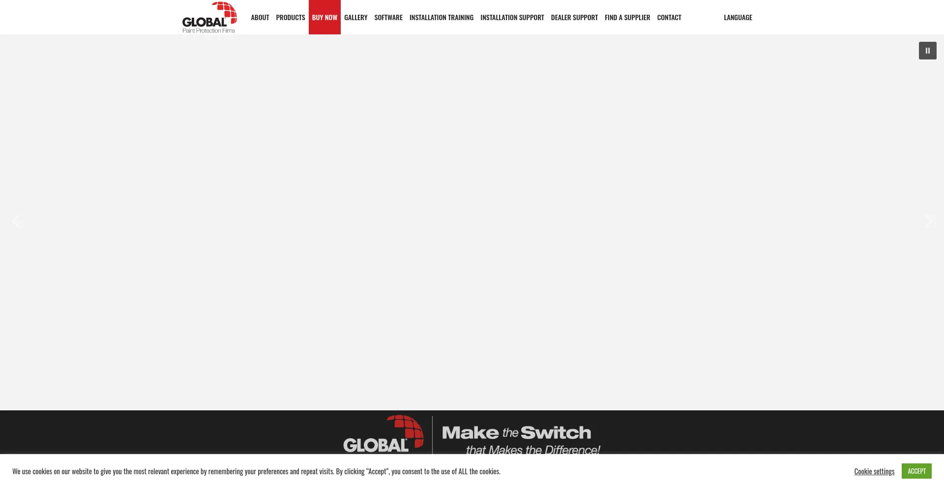 Website screenshot of Globalppf.com