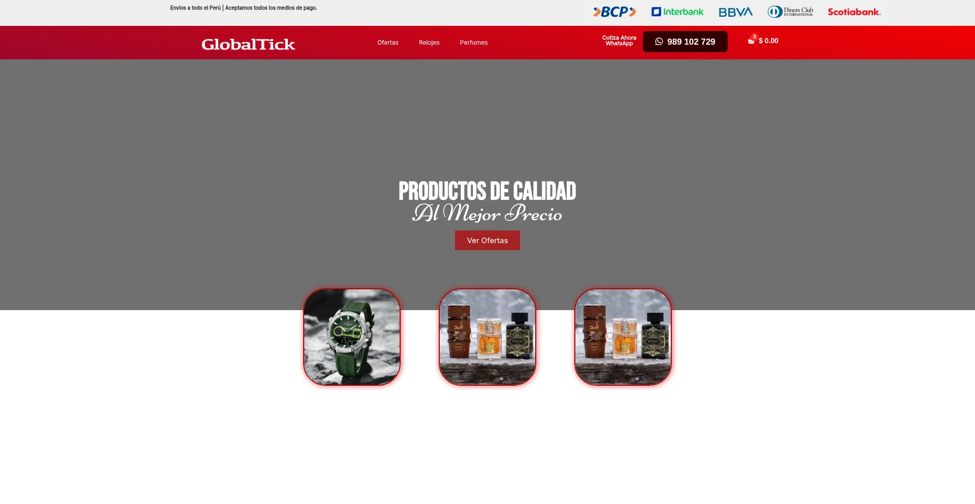 Globaltick.com.pe