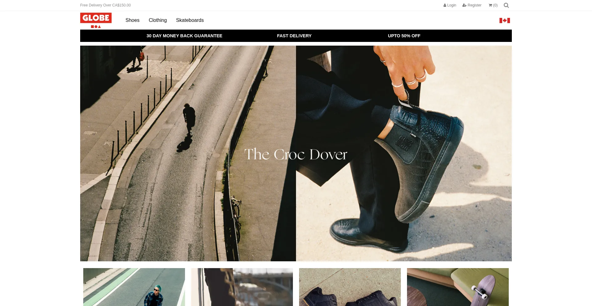 Website screenshot of Globecanadaca.top