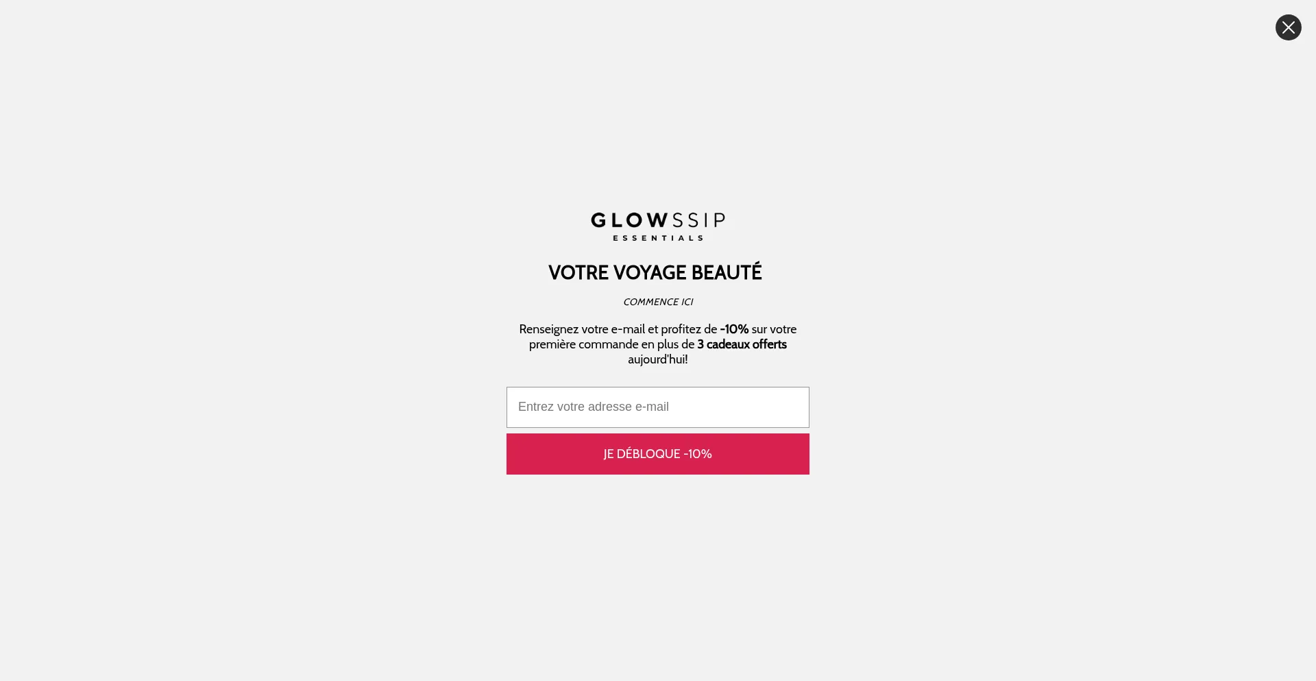 Website screenshot of Glowssip.com