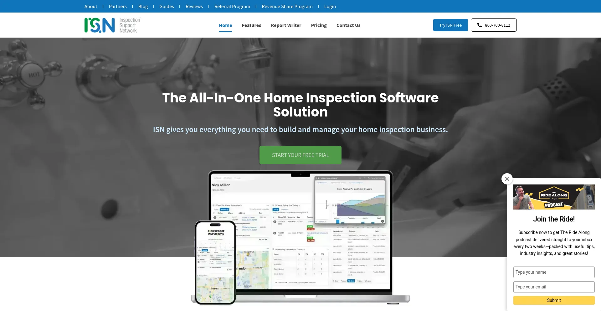 Website screenshot of Goisn.net