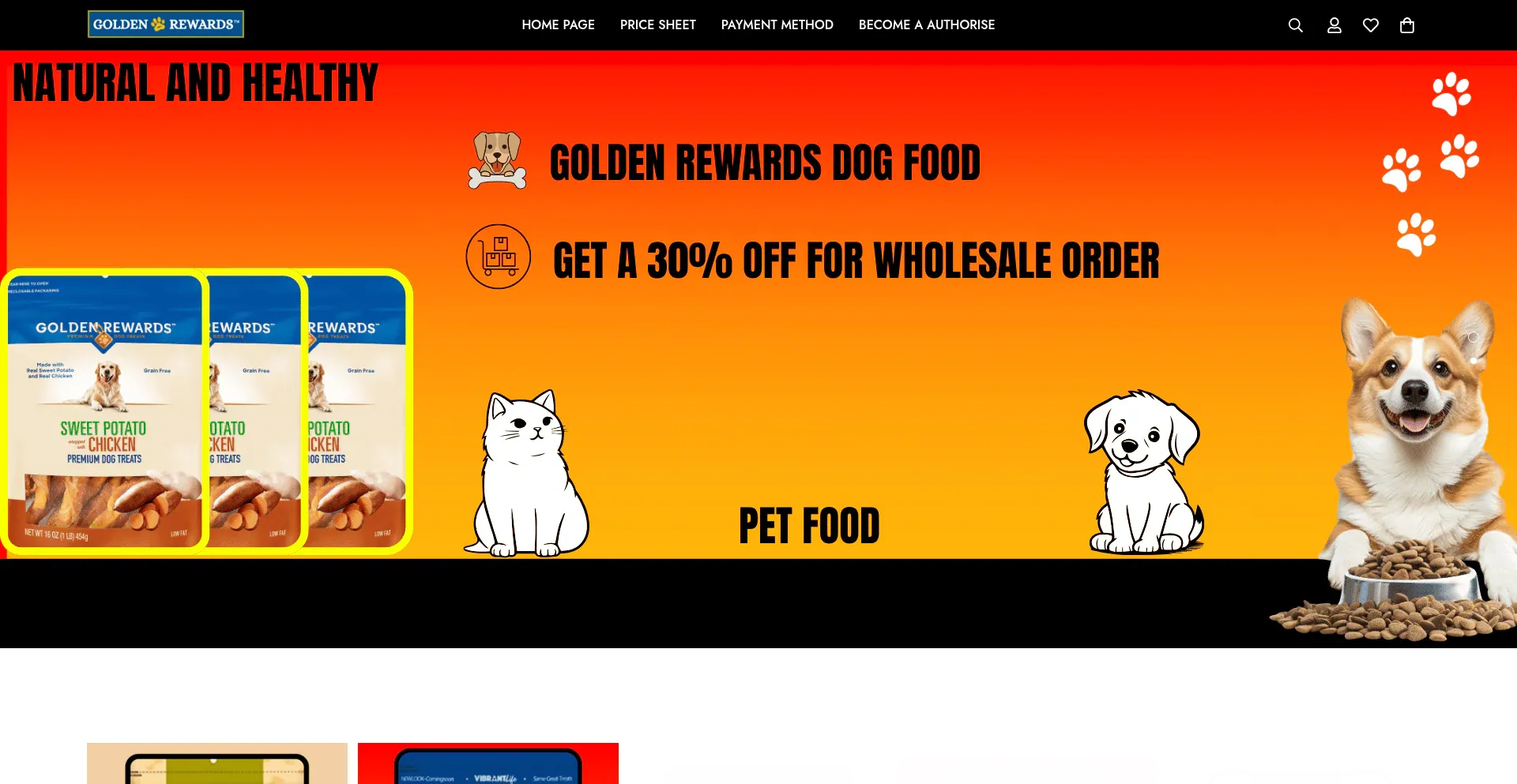 Website screenshot of Goldenrewards.us