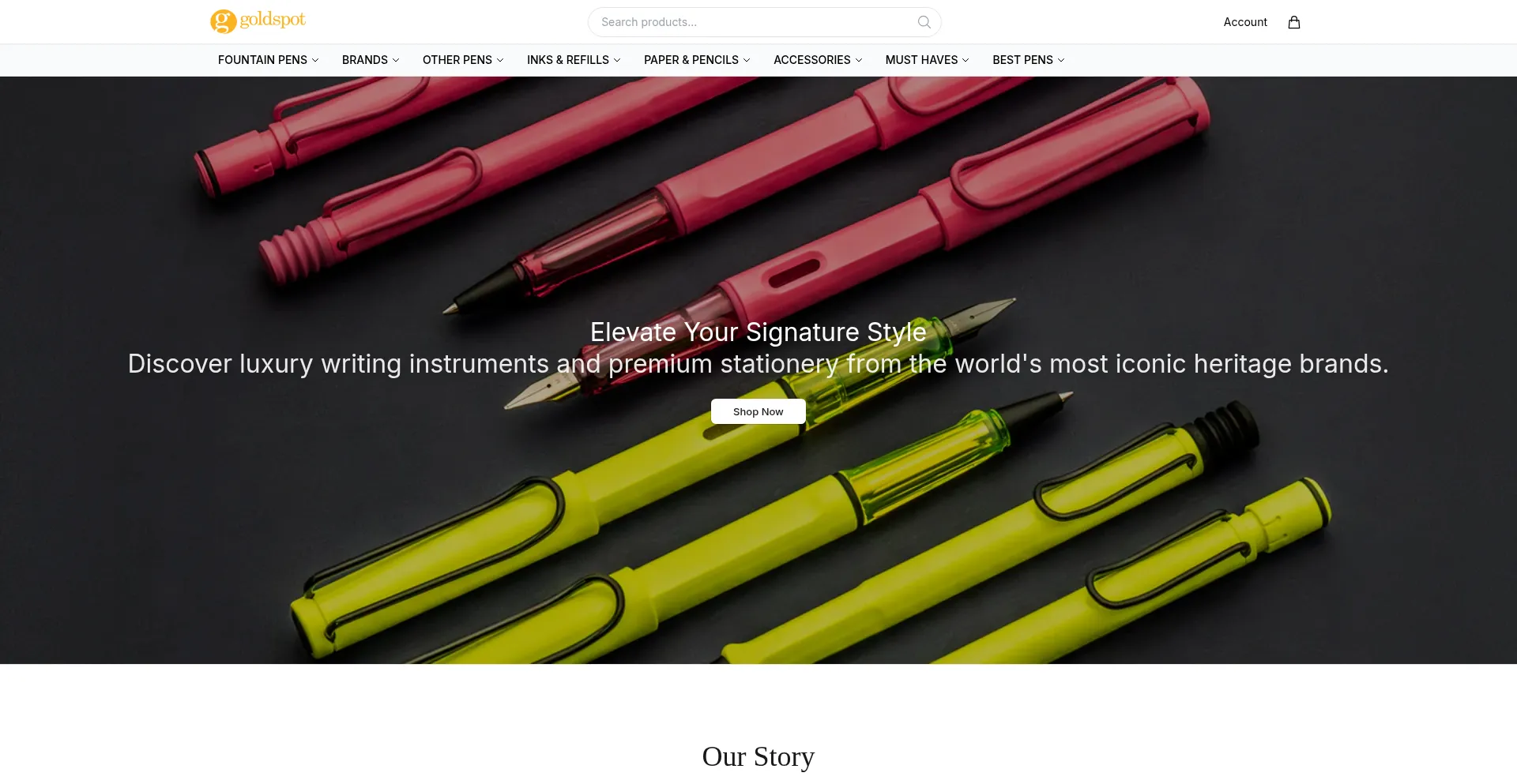 Goldspotpenshq.shop