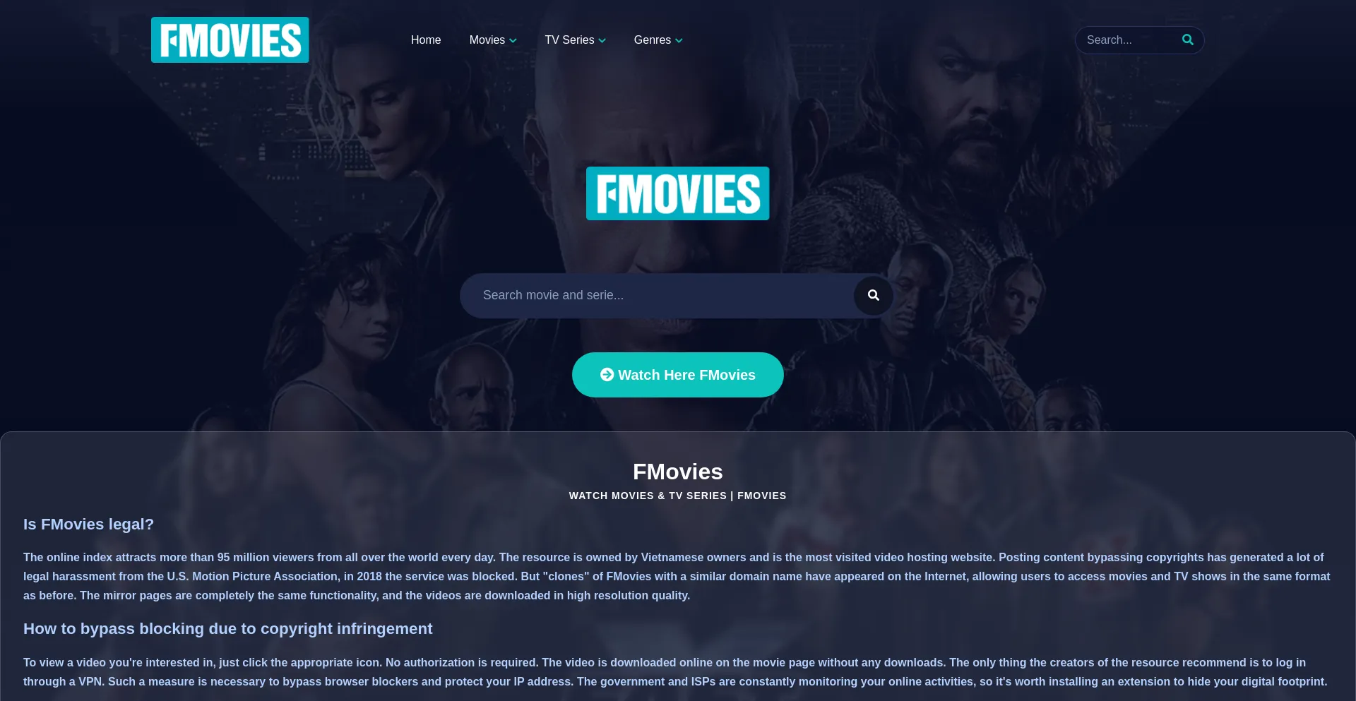 Website screenshot of Golfmovie.online