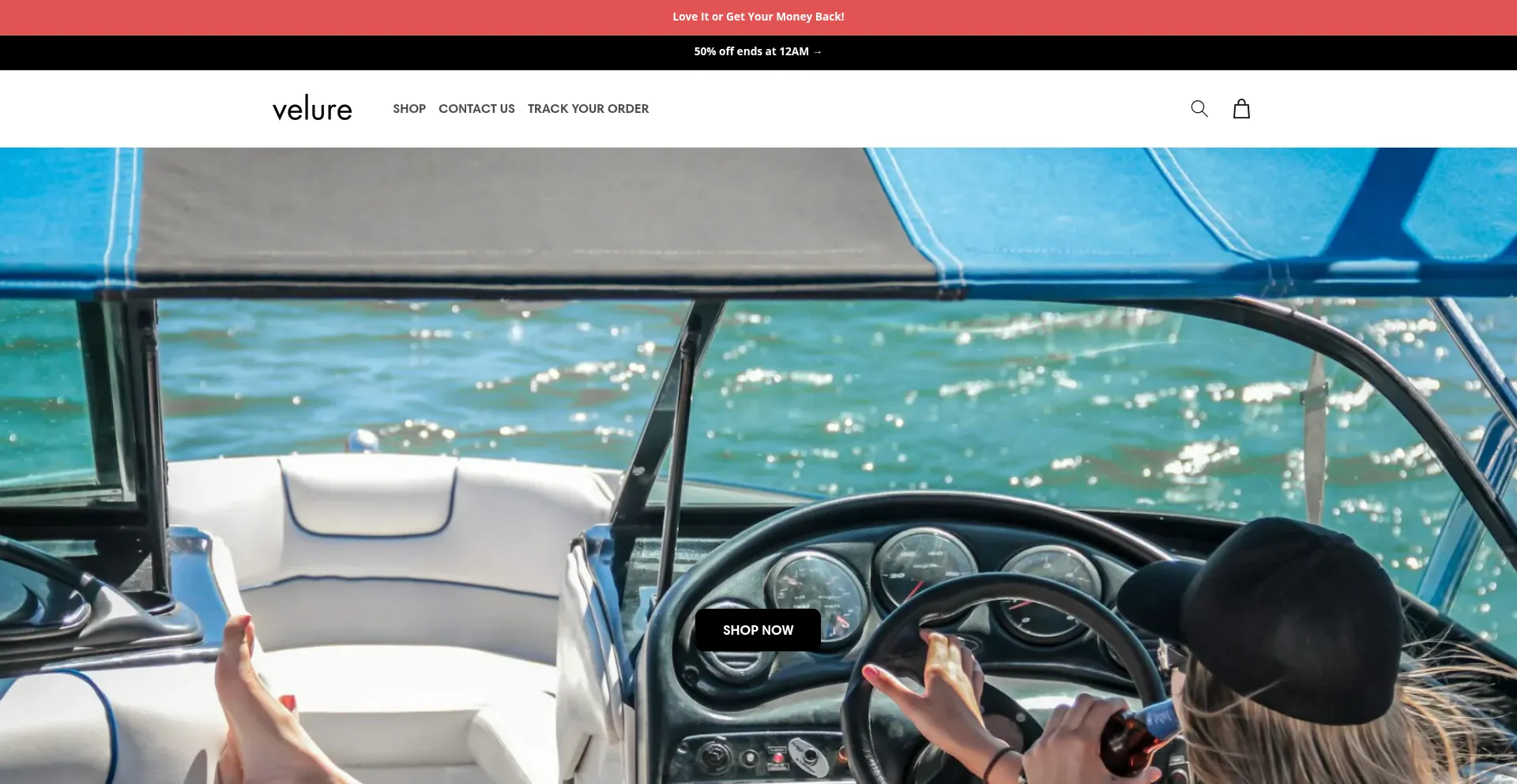 Website screenshot of Govelure.com