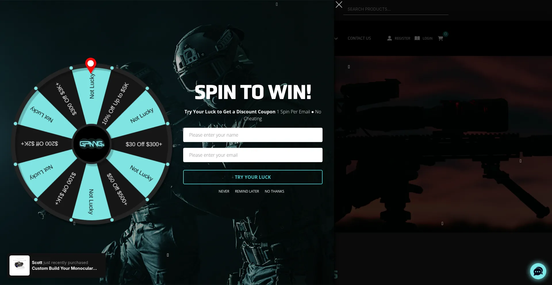 Website screenshot of Gpnvgs.com