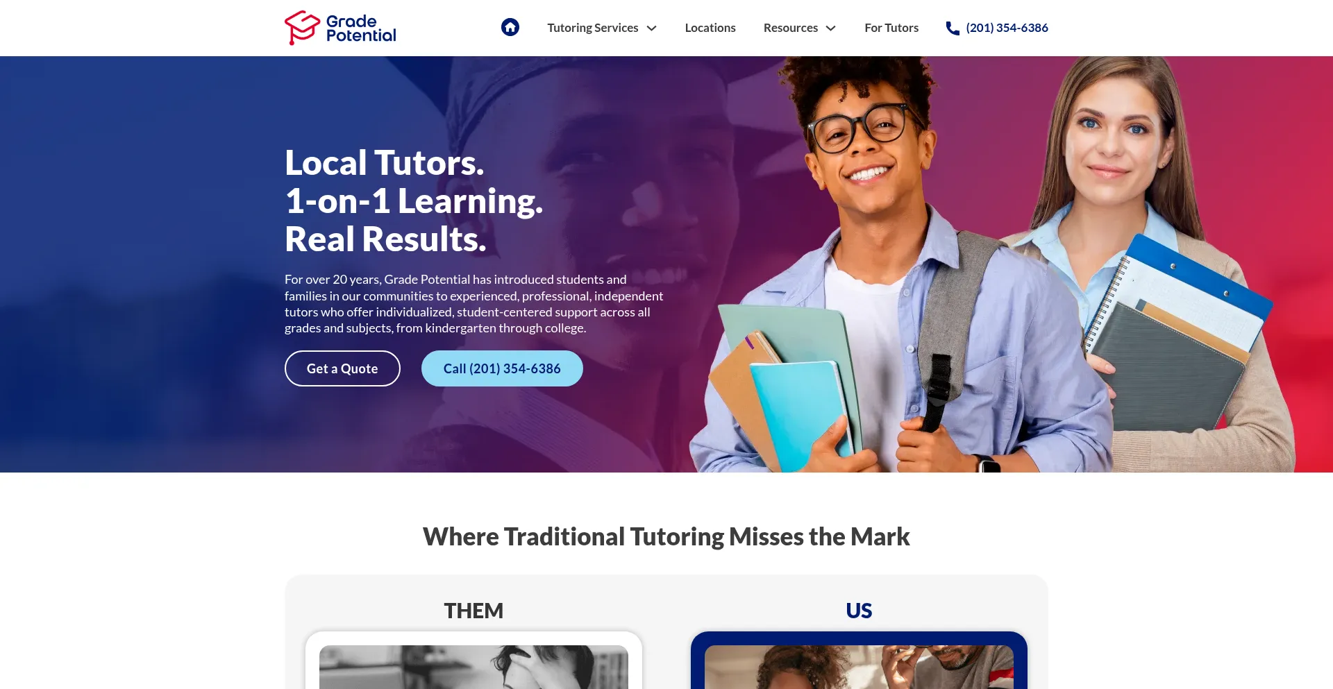 Gradepotentialtutoring.com