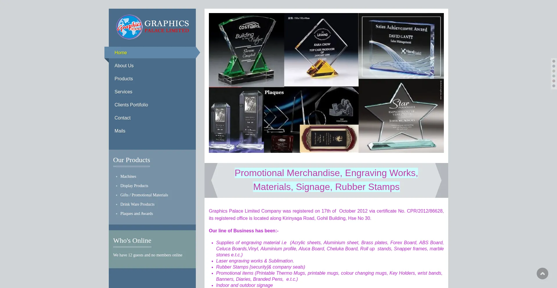 Graphicspalaceltd.com