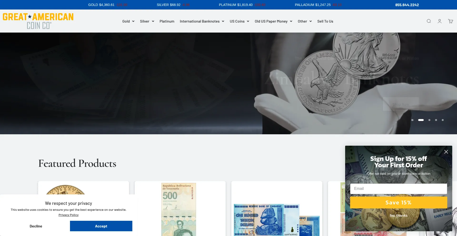 Greatamericancoincompany.com