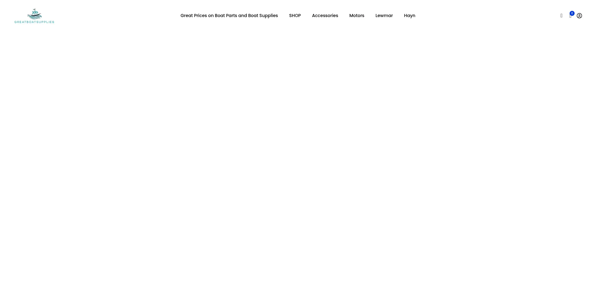 Website screenshot of Greatboatsupplies.com