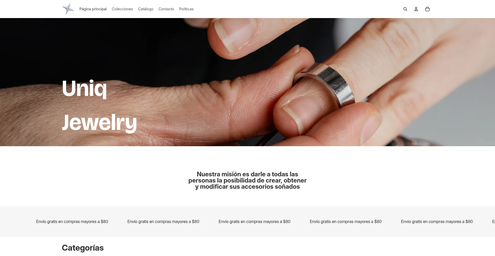 Website screenshot of Grillzbyuniq.com