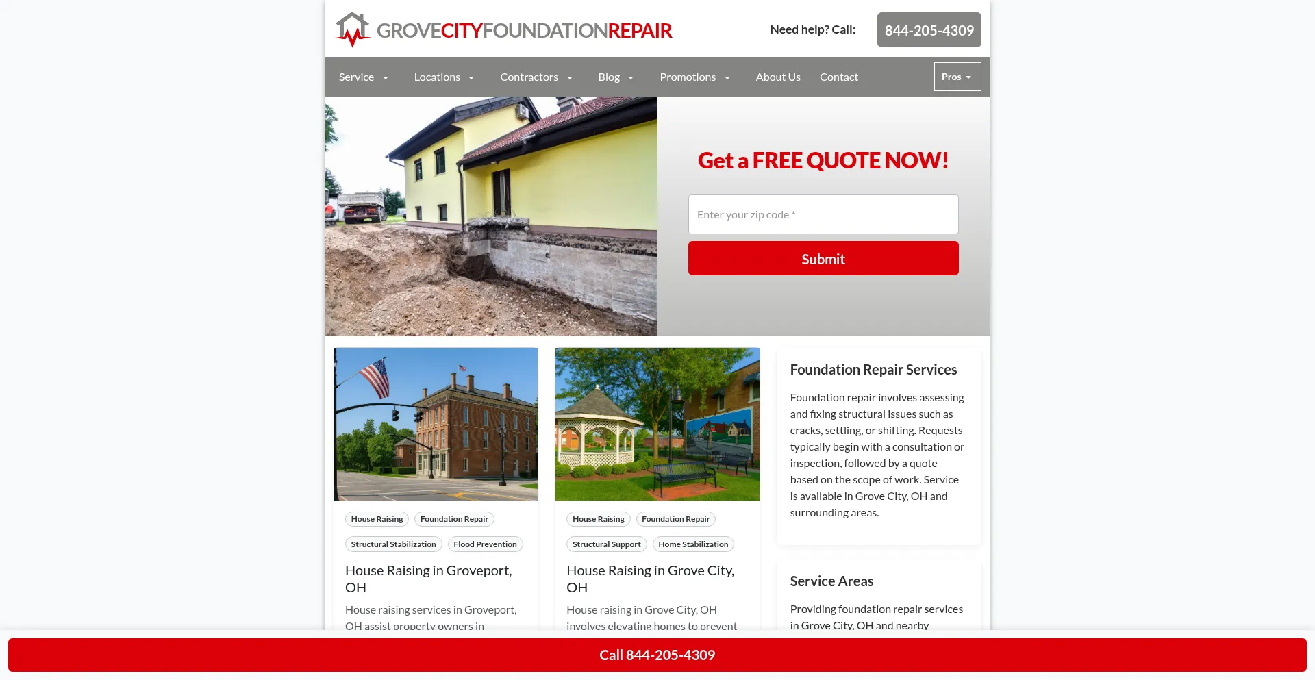 Grovecityfoundationrepairservice.com