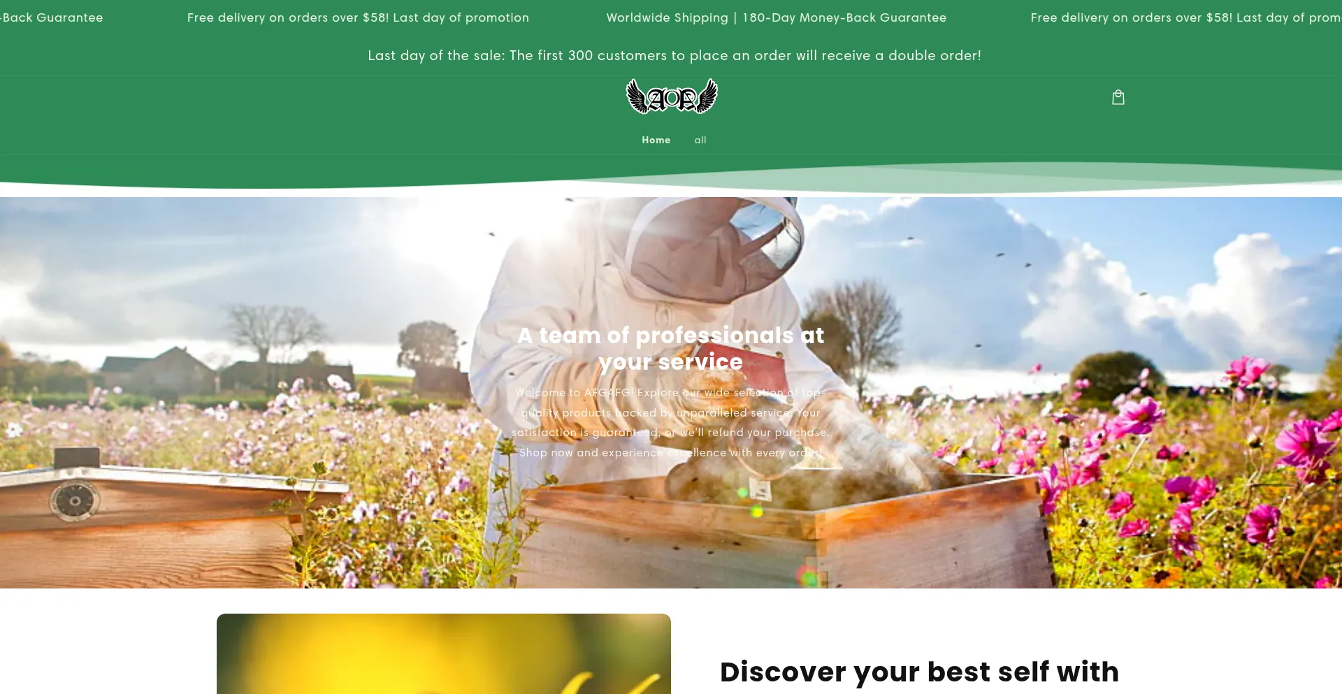 Website screenshot of Growthlucky.com