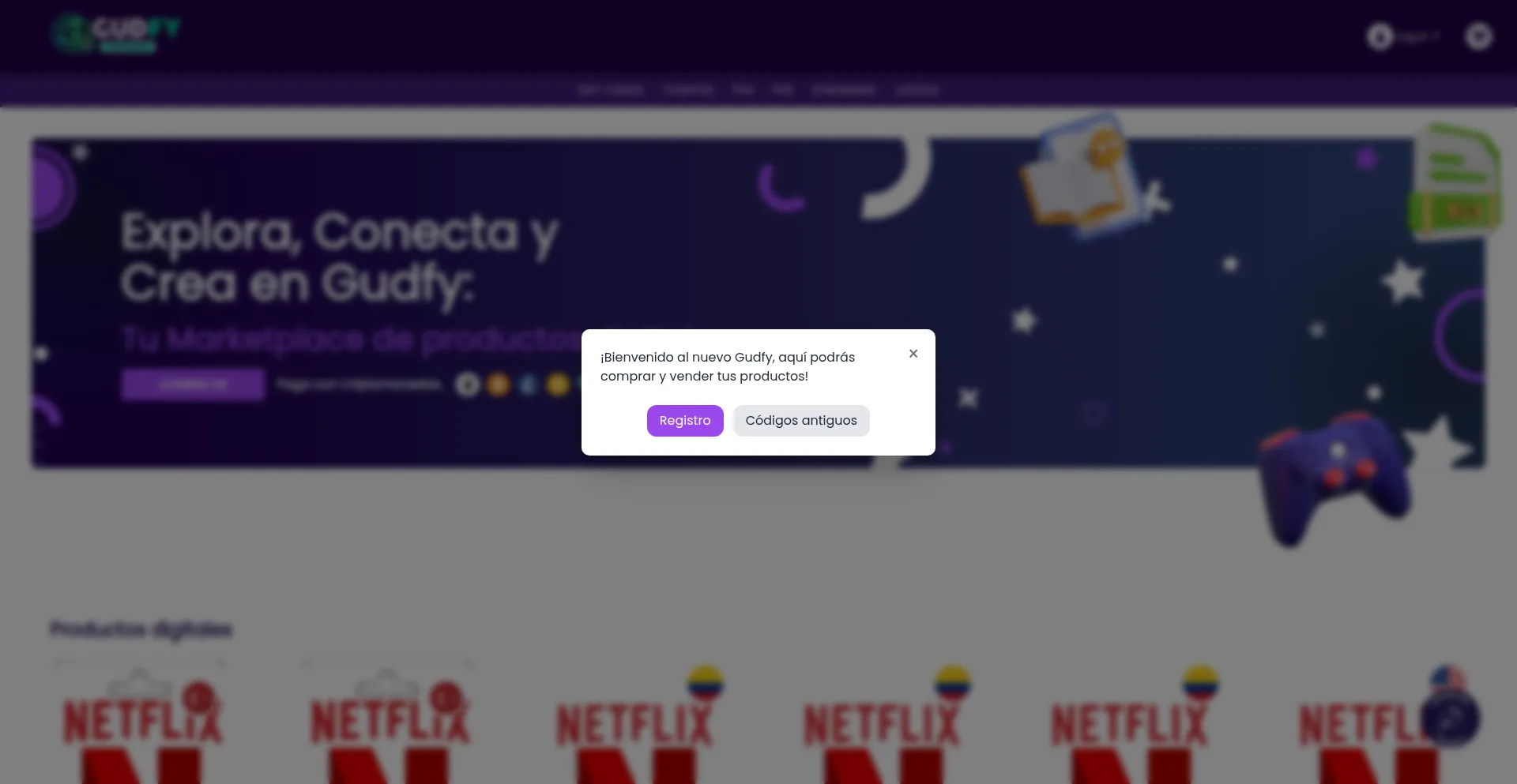 Website screenshot of Gudfyp2p.com