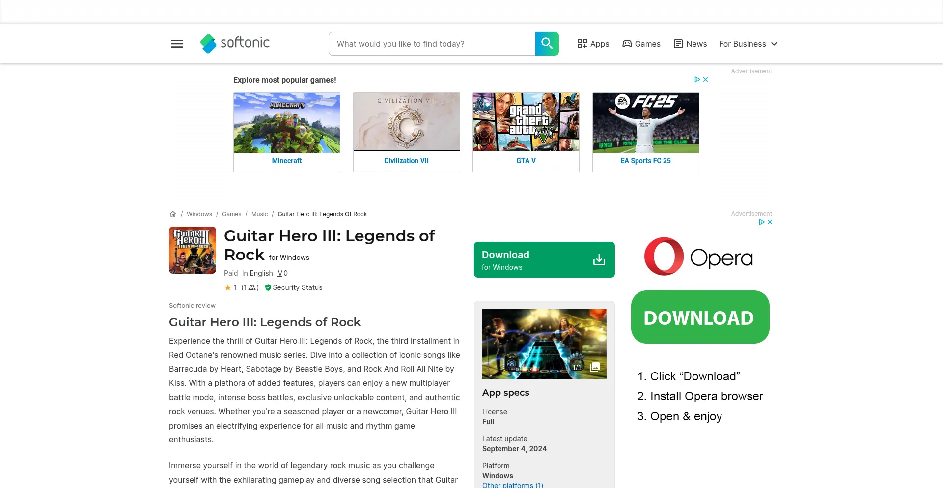 Guitar-hero-iii-legends-of-rock.en.softonic.com