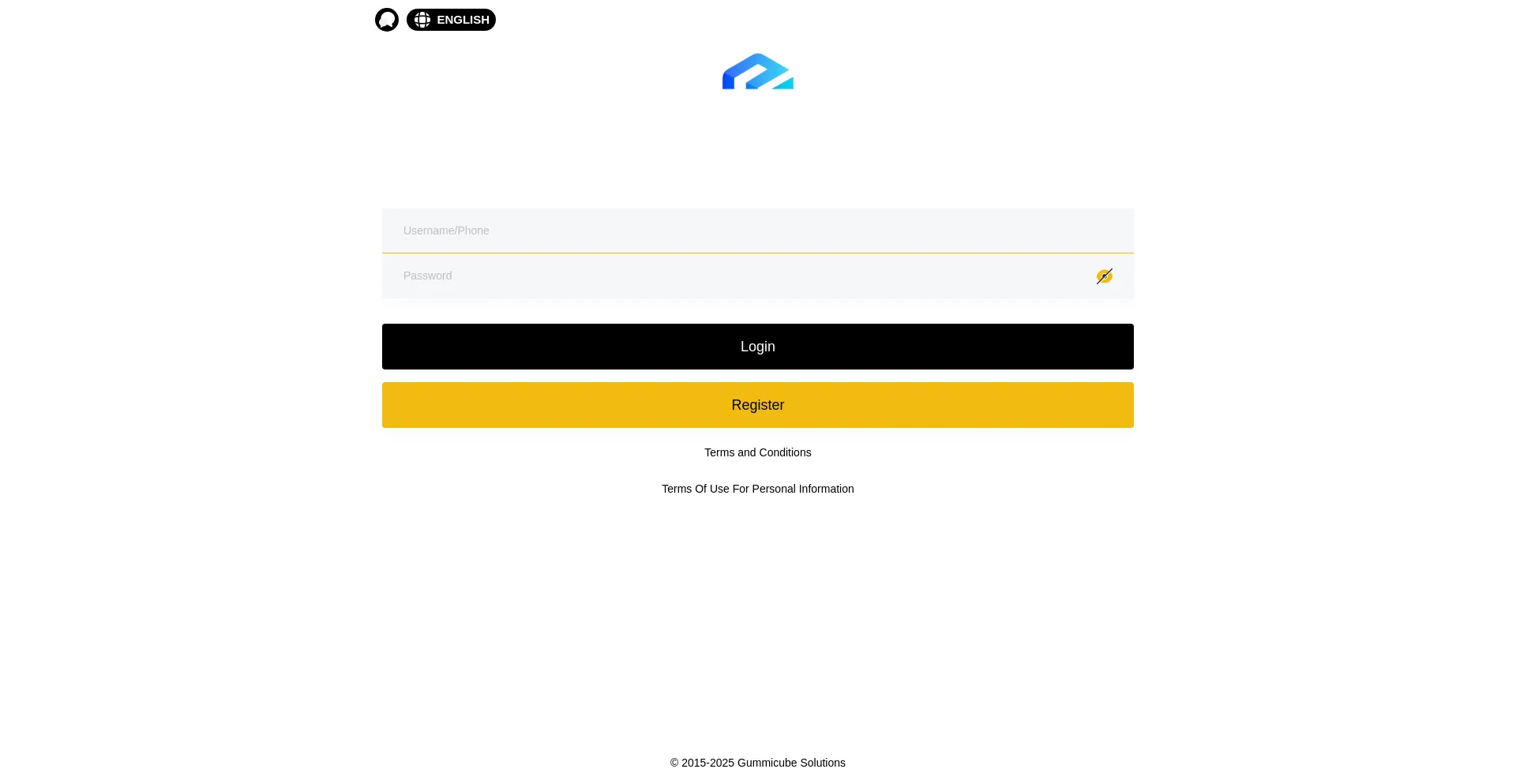 Website screenshot of Gummicuben.vip
