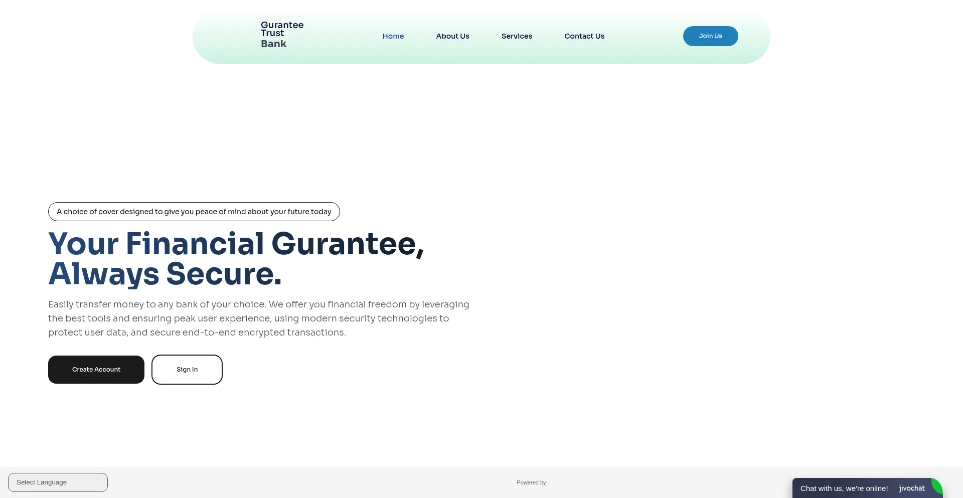 Website screenshot of Gursnteetrust.onrender.com