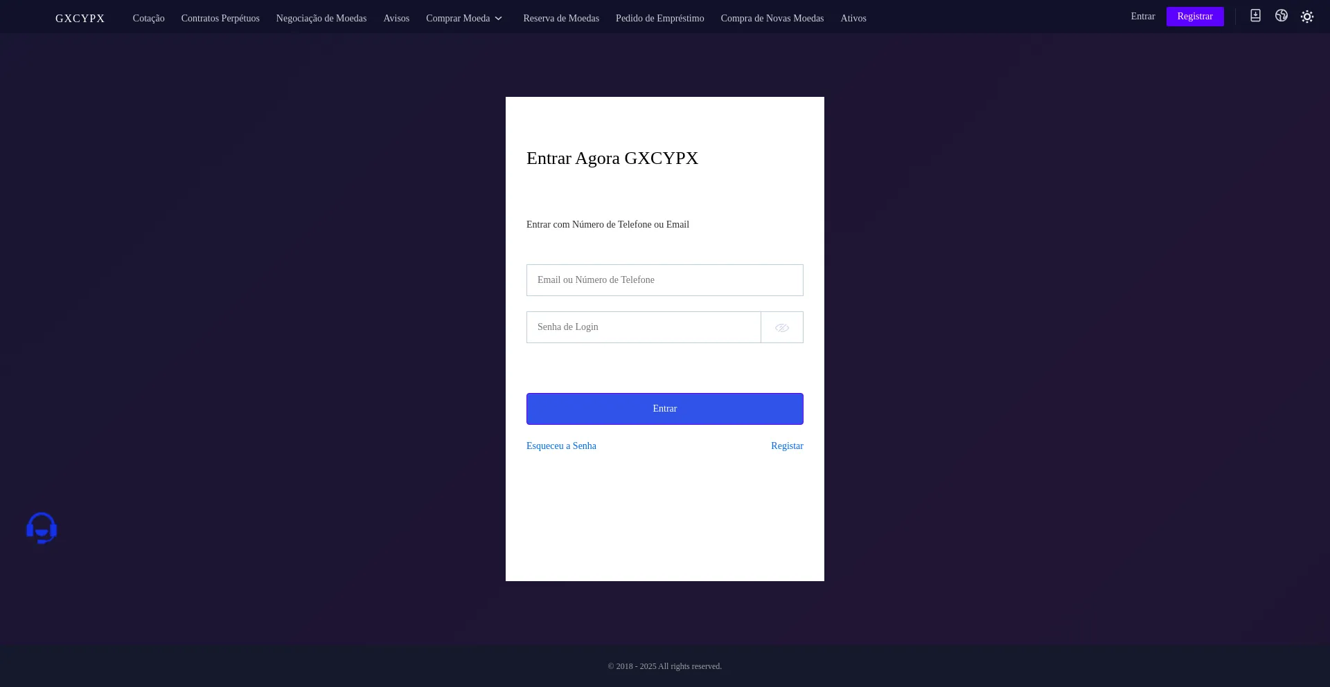 Website screenshot of Gxcypx.co