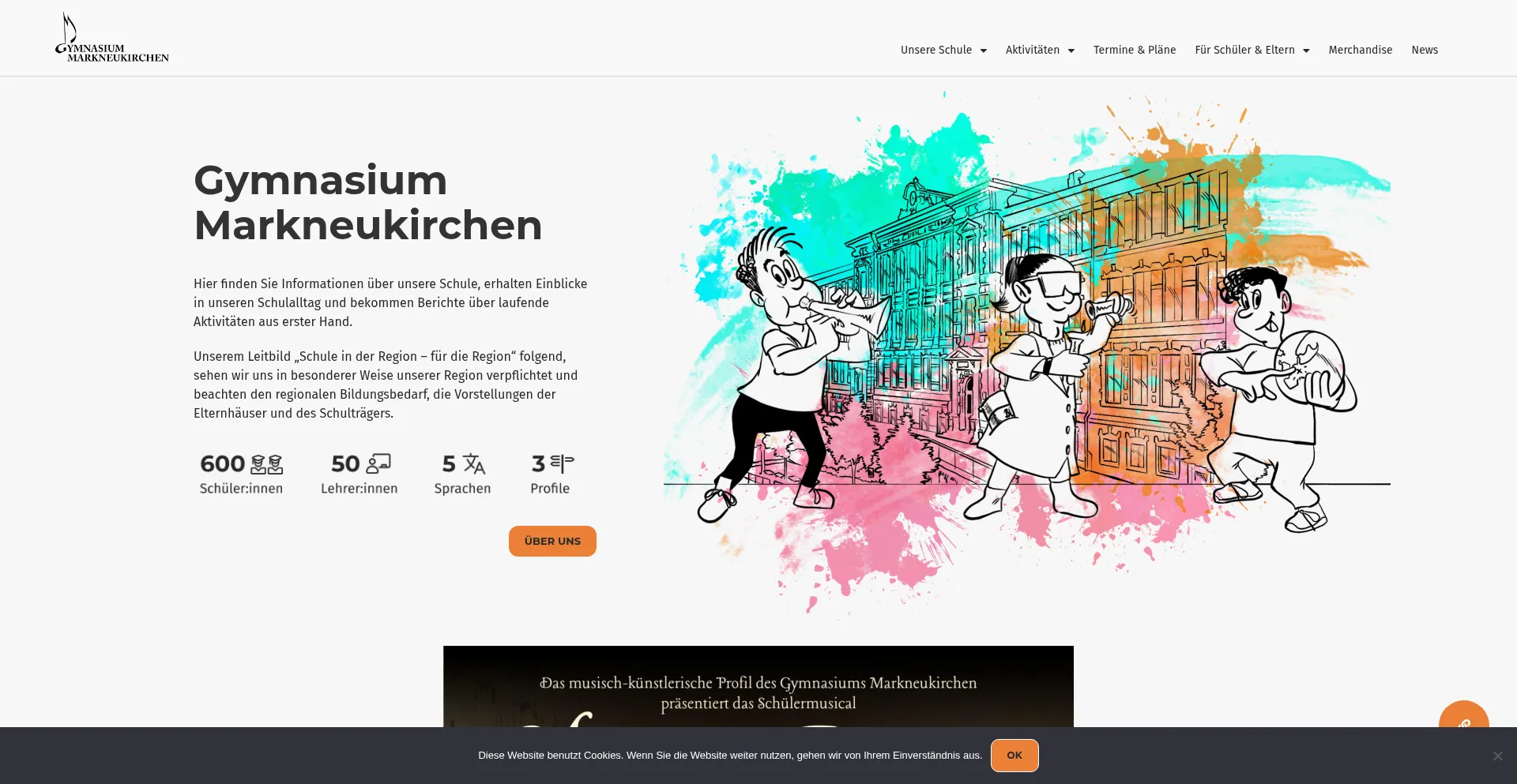 Gymnasiummarkneukirchen.de