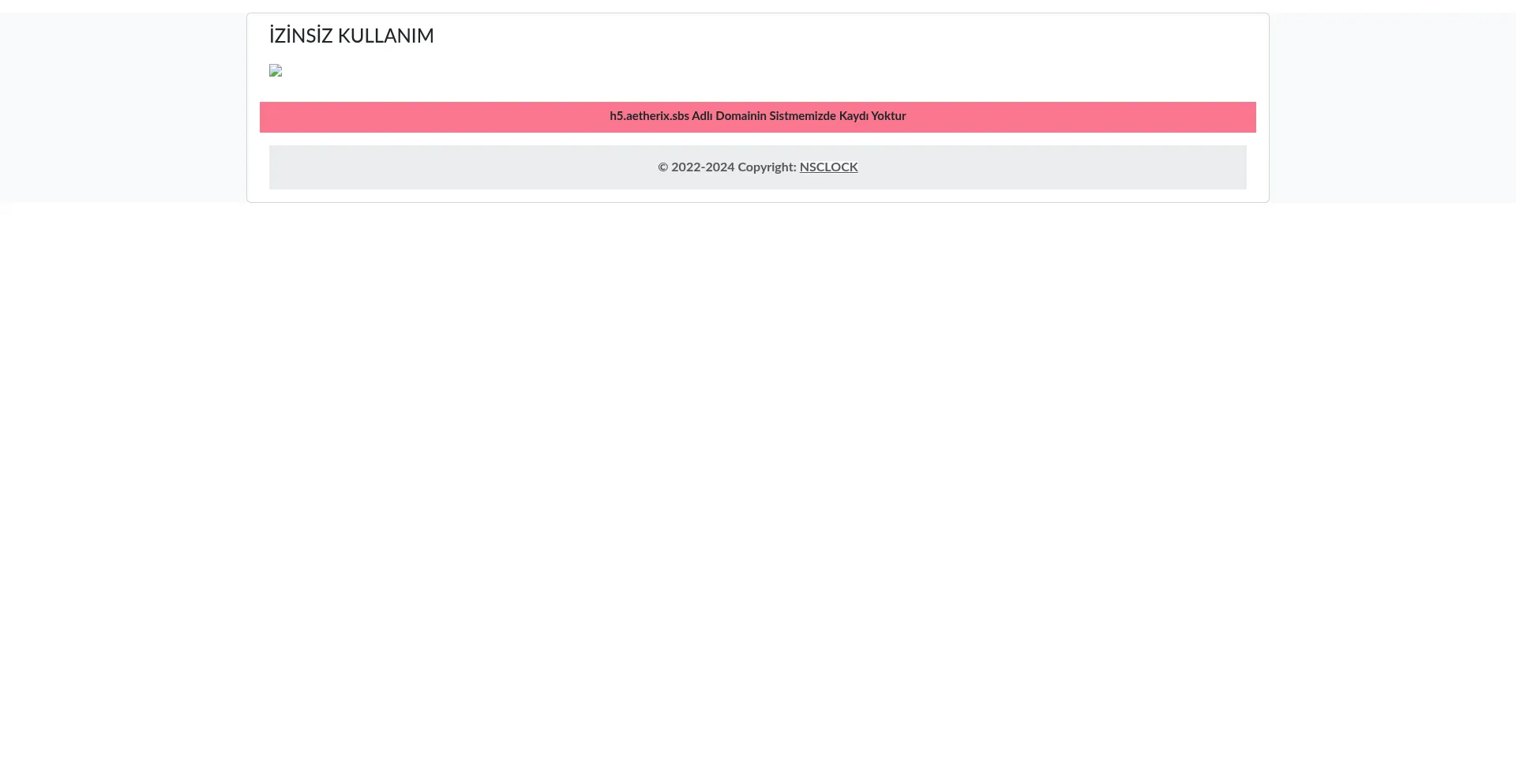 Website screenshot of H5.aetherix.sbs
