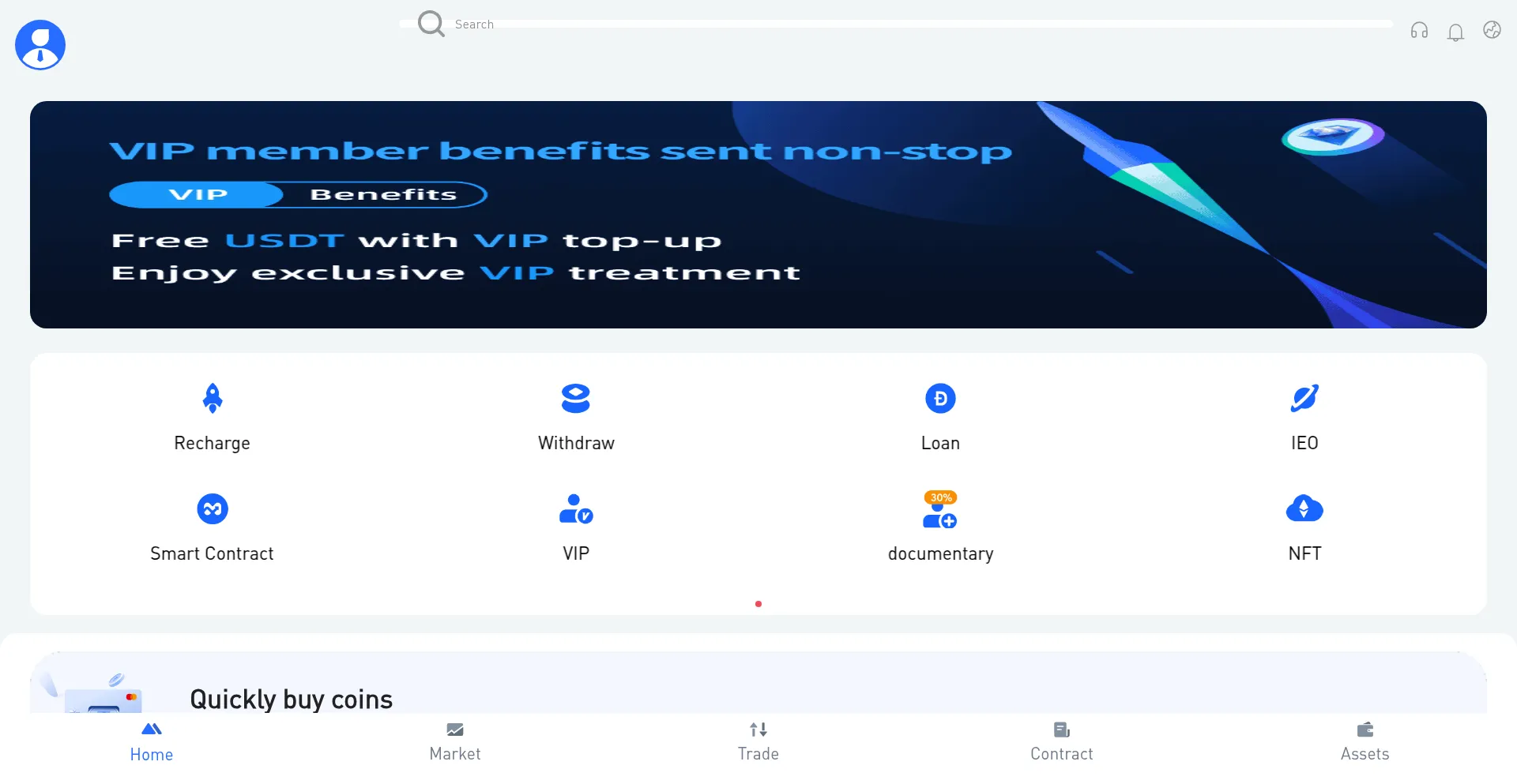 Website screenshot of H5.coinexes.com