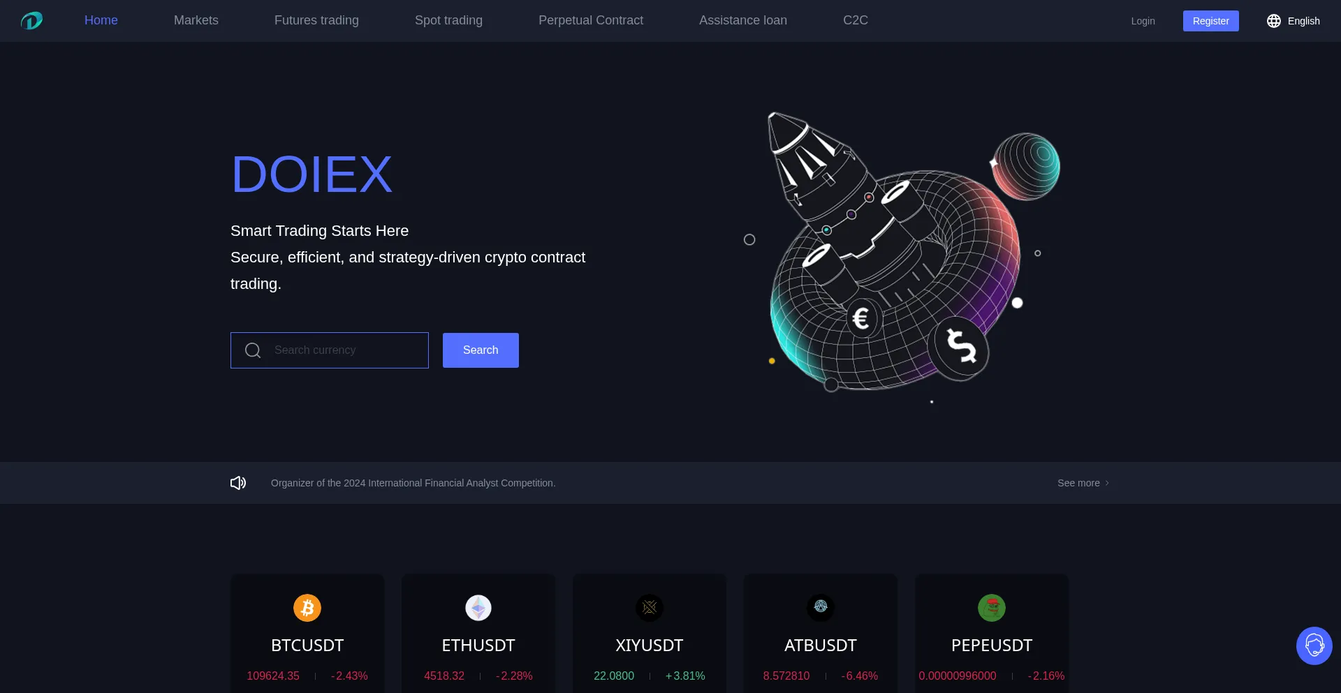Website screenshot of H5.doiex.top