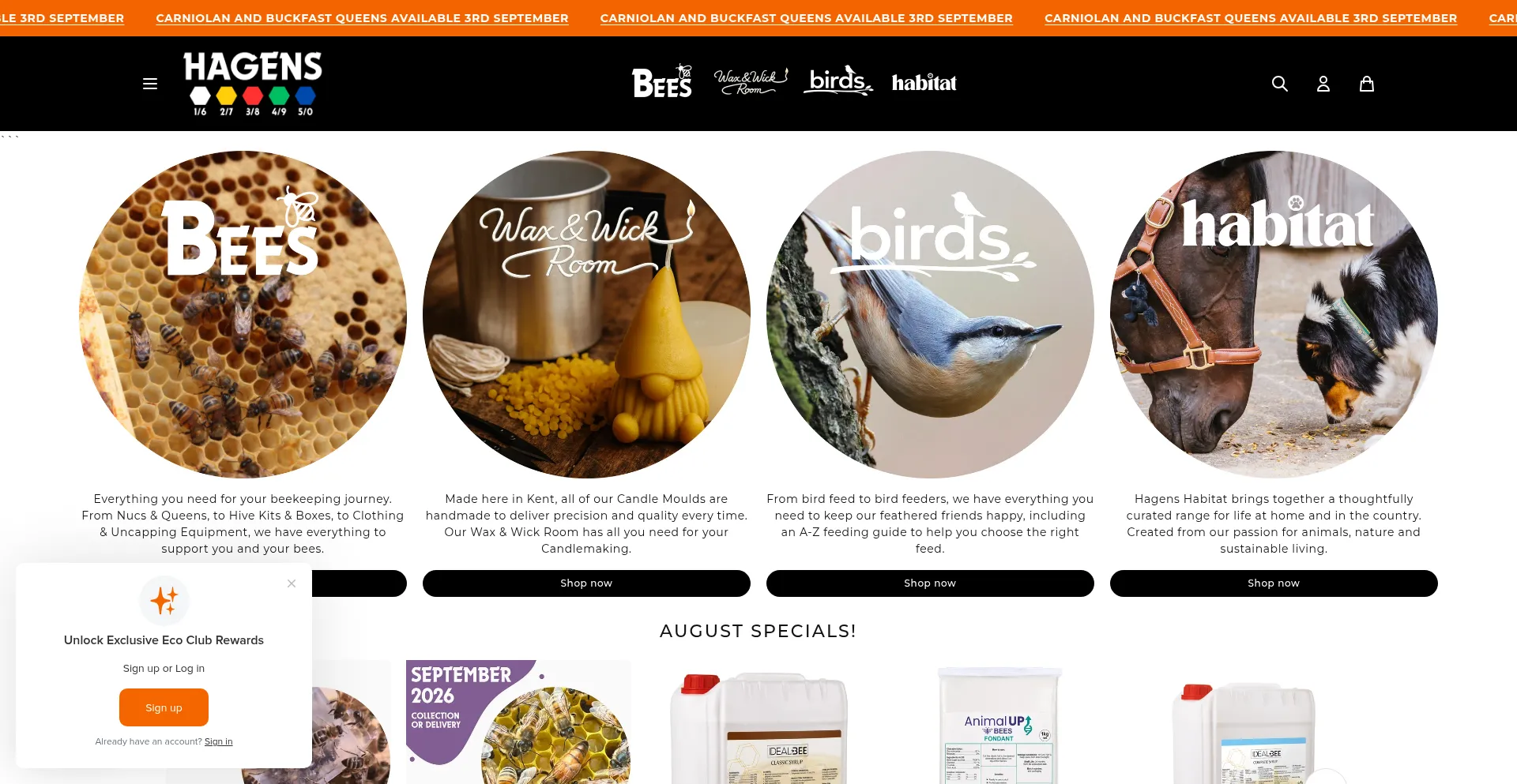 Hagensbees.co.uk