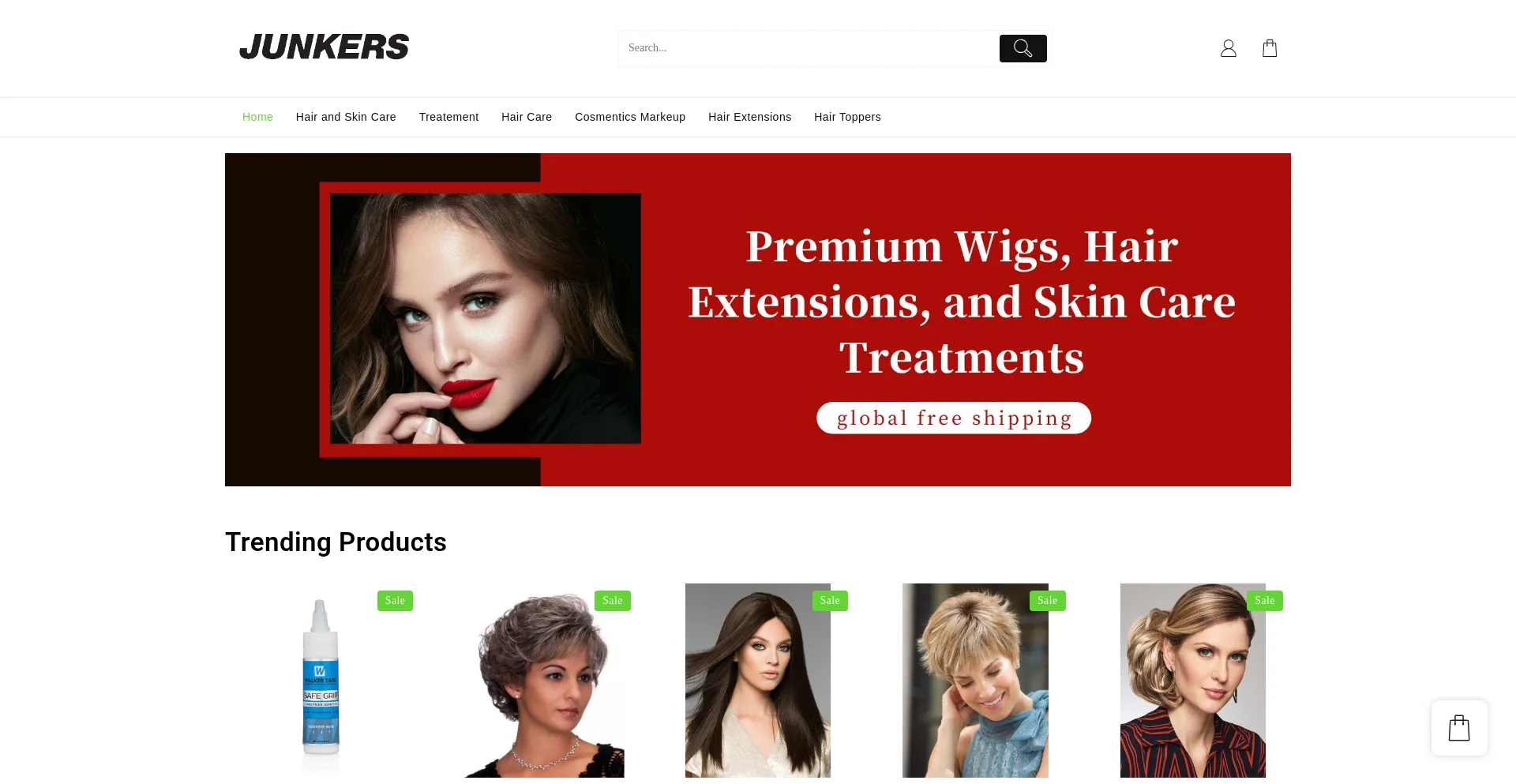 Website screenshot of Hairbs.com
