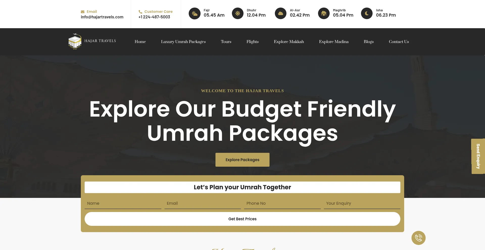 Hajartravels.com