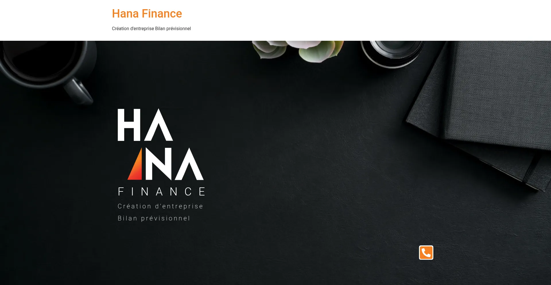 Website screenshot of Hana-finance.com