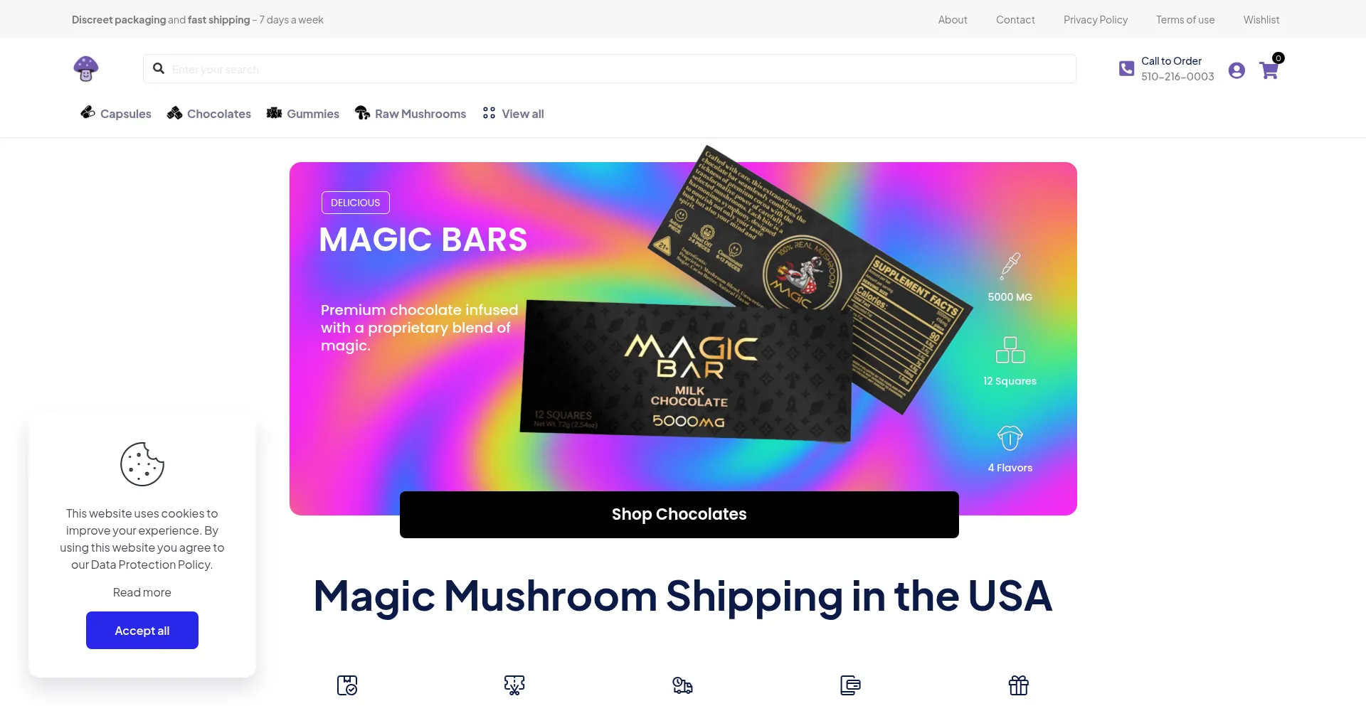 Website screenshot of Happymindedlife.com