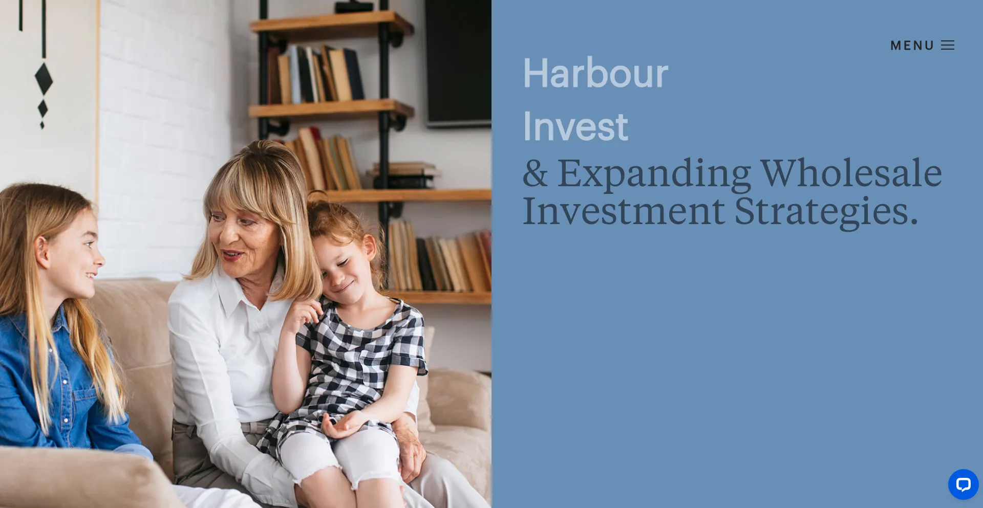 Website screenshot of Harbourinvestmentpartners.net