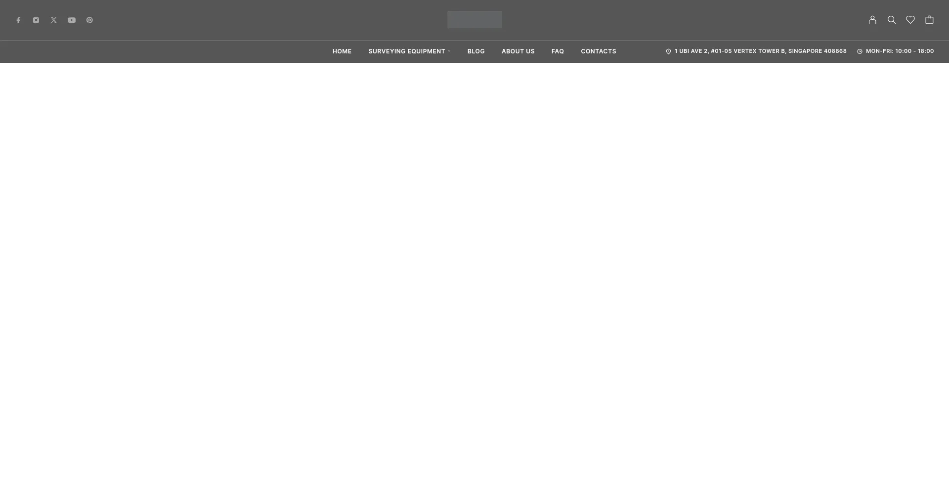 Website screenshot of Harpersurveying.com