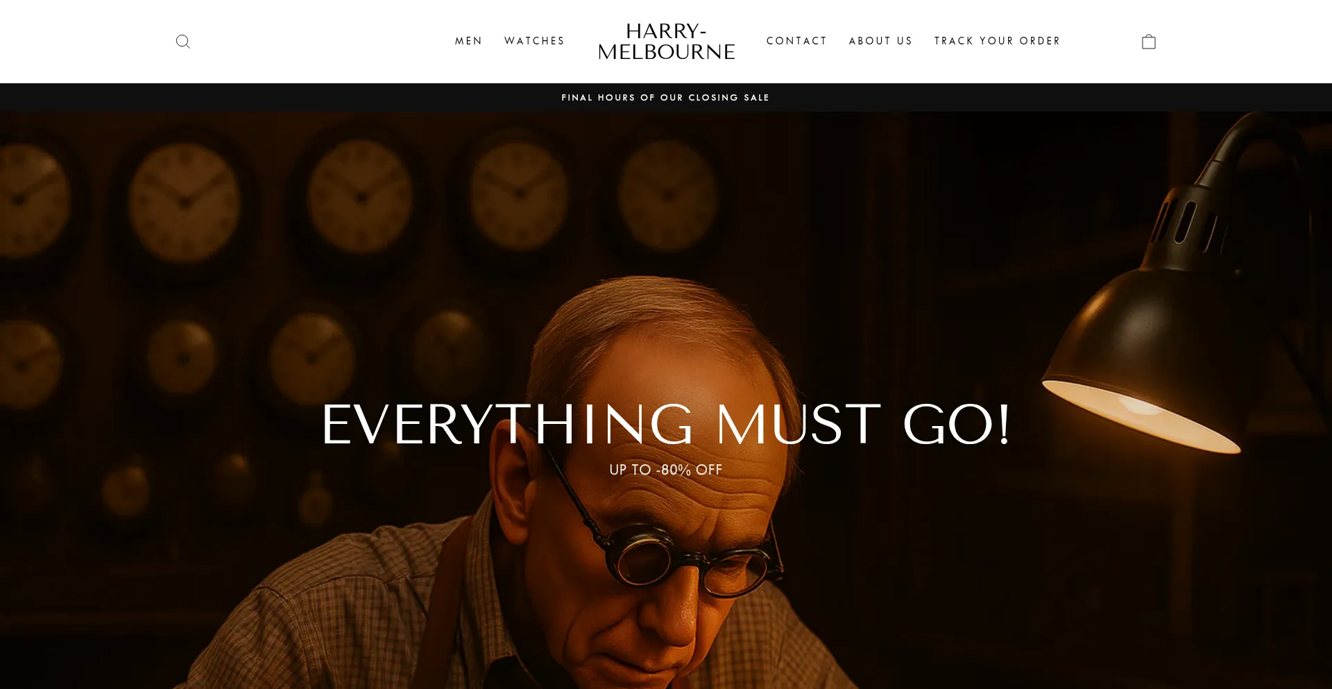 Website screenshot of Harry-melbourne.com